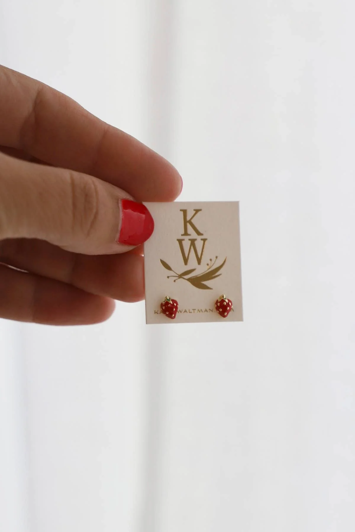 Katie Waltman Jewelry - MINI STRAWBERRY STUDS - Image 2
