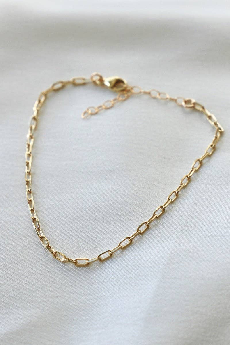 Katie Waltman Jewelry - MINIATURE PAPERCLIP CHAIN BRACELET - Image 2