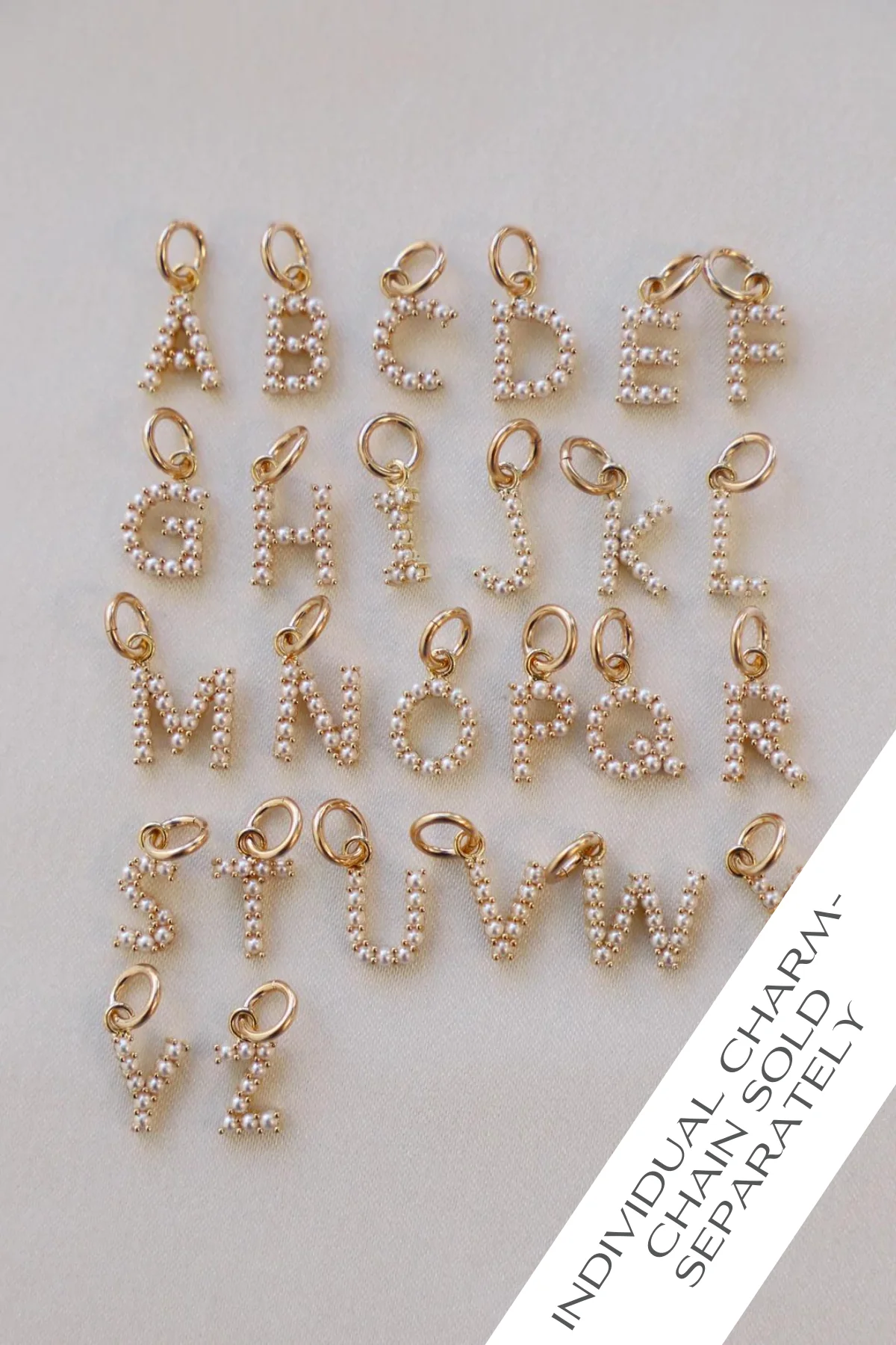 Katie Waltman Jewelry - PEARL INITIAL CHARM - Image 2