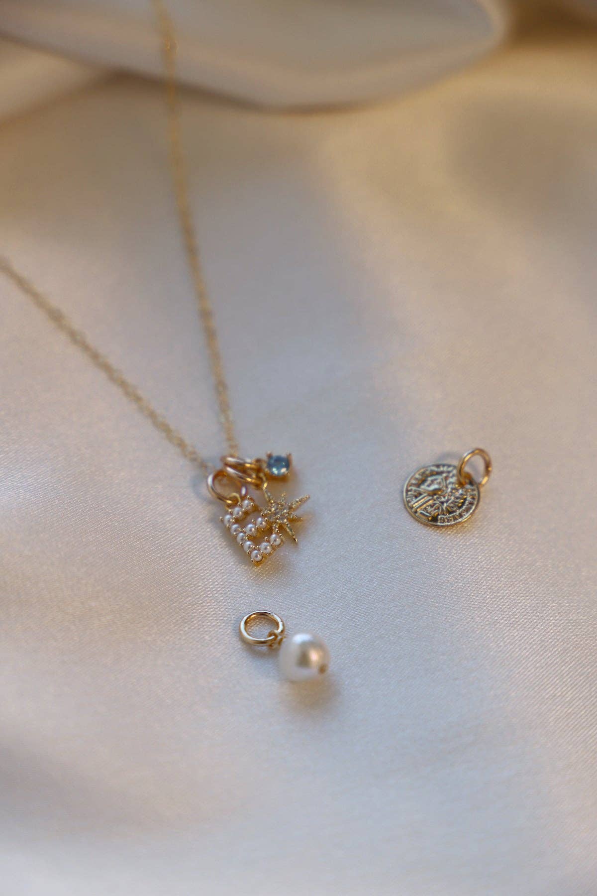 Katie Waltman Jewelry - PEARL INITIAL CHARM - Image 4