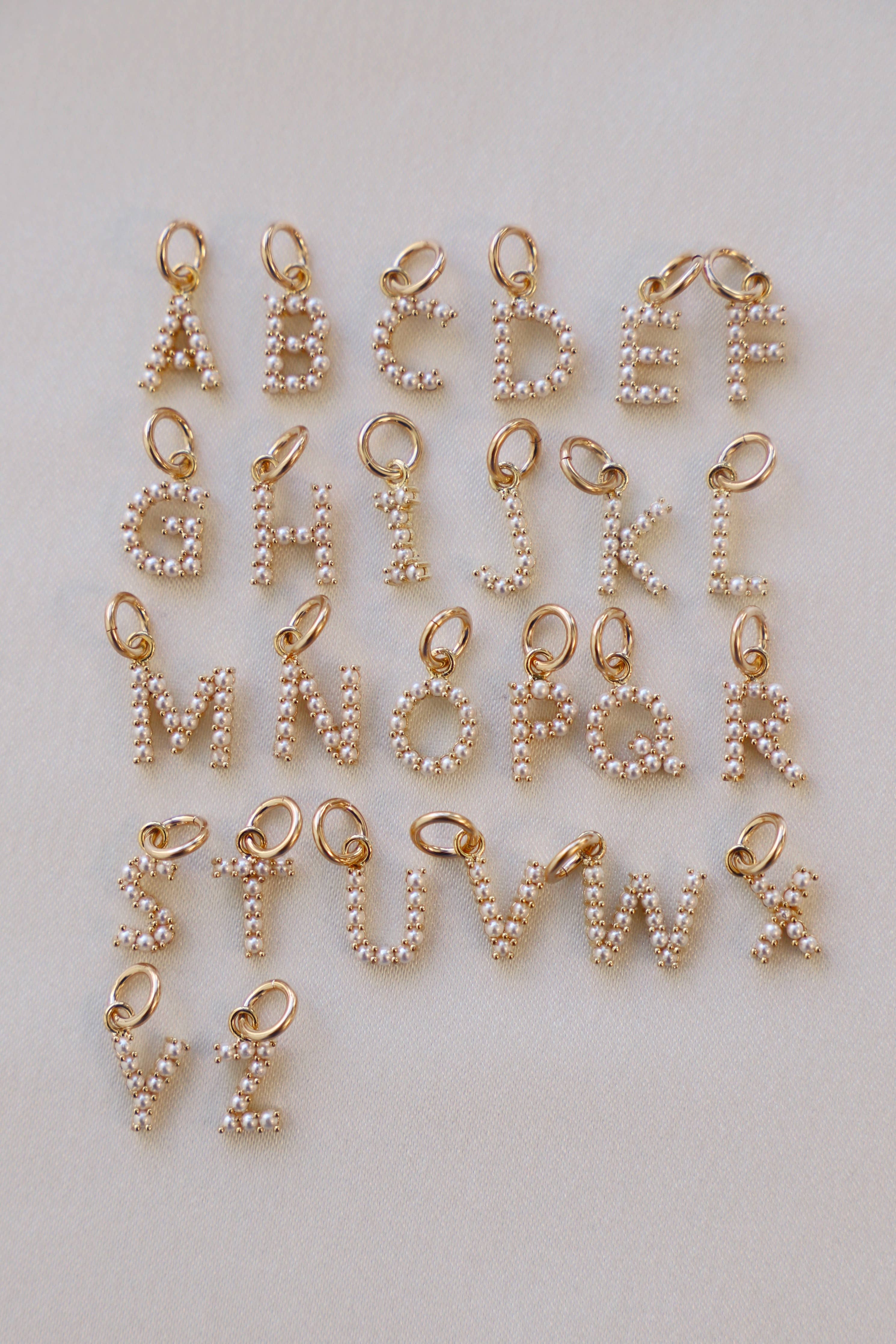 Katie Waltman Jewelry - PEARL INITIAL CHARM - Image 5