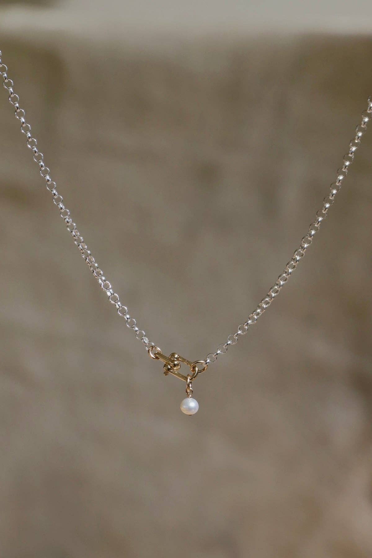 Katie Waltman Jewelry - SORA LINK CHAIN AND PEARL - Image 2
