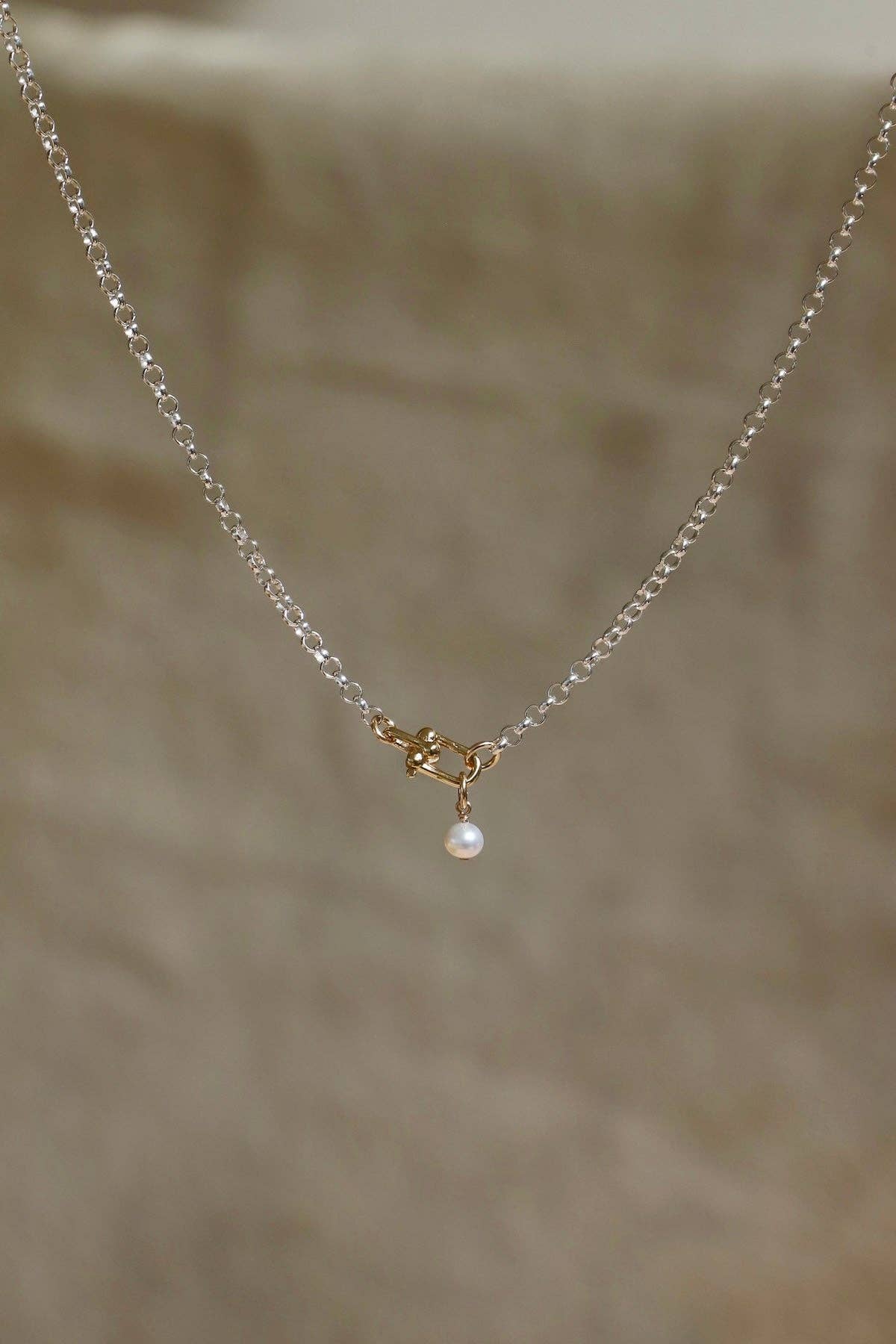 Katie Waltman Jewelry - SORA LINK CHAIN AND PEARL - Image 4