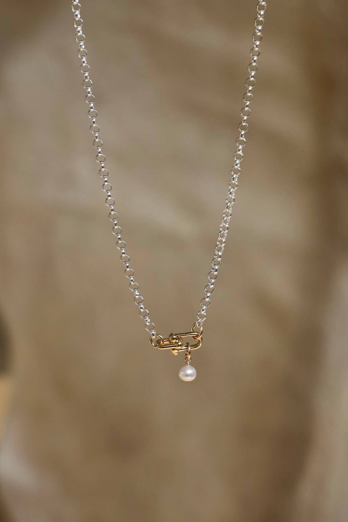 Katie Waltman Jewelry - SORA LINK CHAIN AND PEARL - Image 5