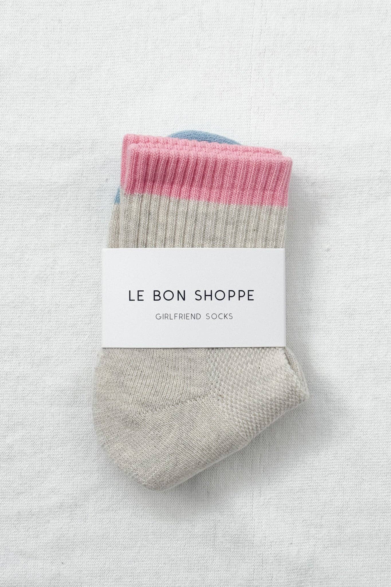 Le Bon Shoppe - Color Block Girlfriend Socks : Black Coffee - Image 14