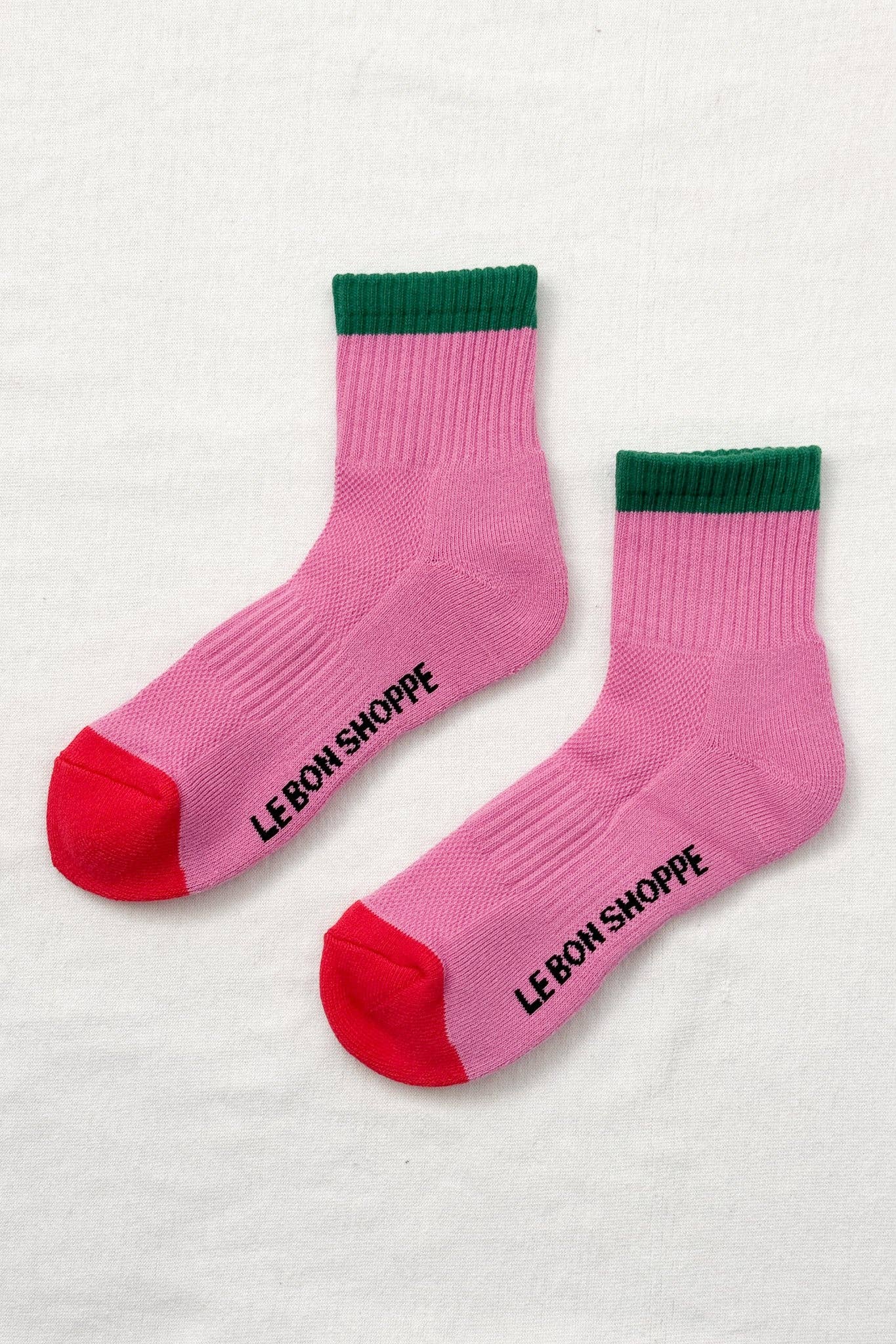 Le Bon Shoppe - Color Block Girlfriend Socks : Black Coffee - Image 21