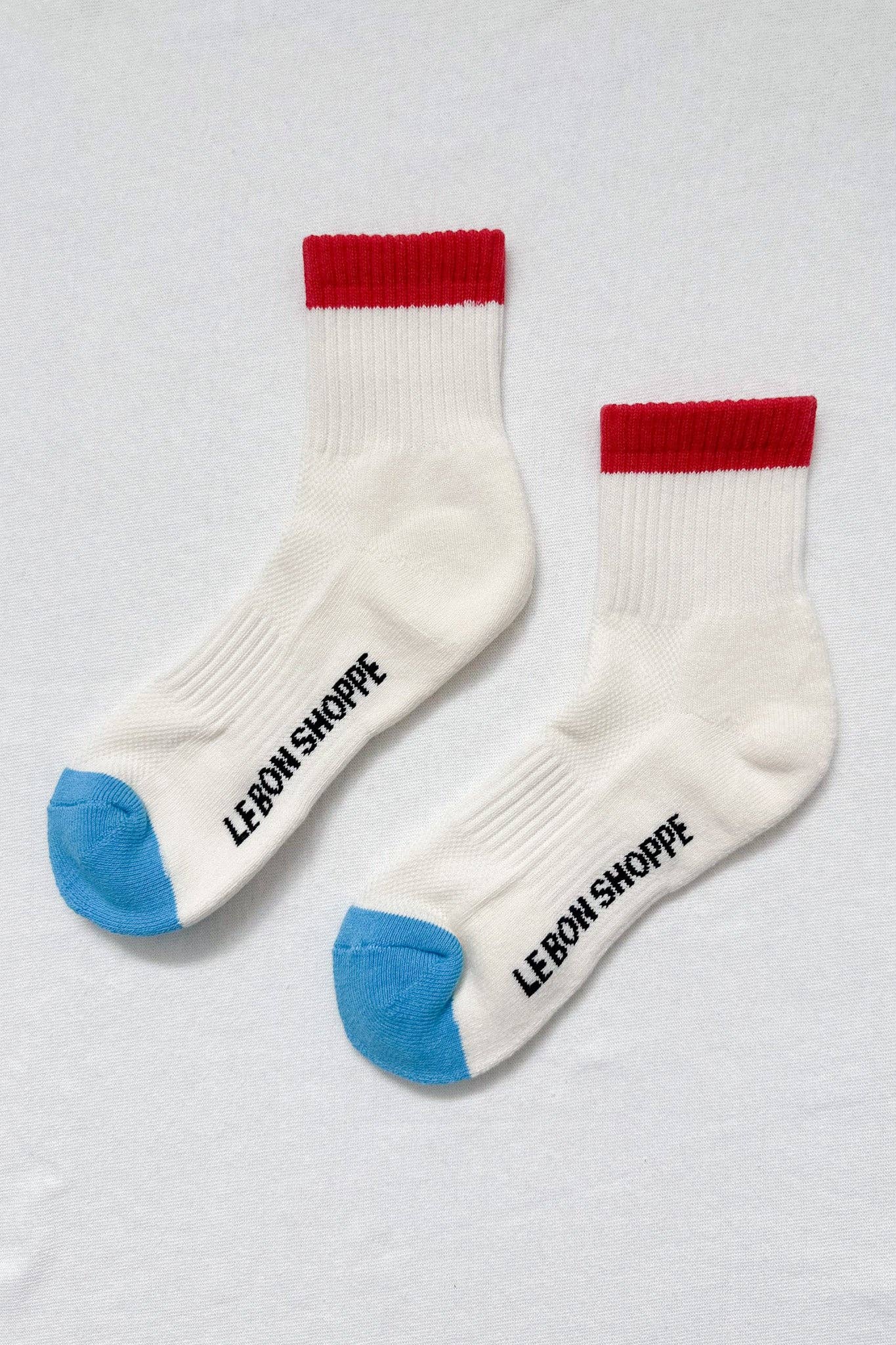 Le Bon Shoppe - Color Block Girlfriend Socks : Black Coffee - Image 22