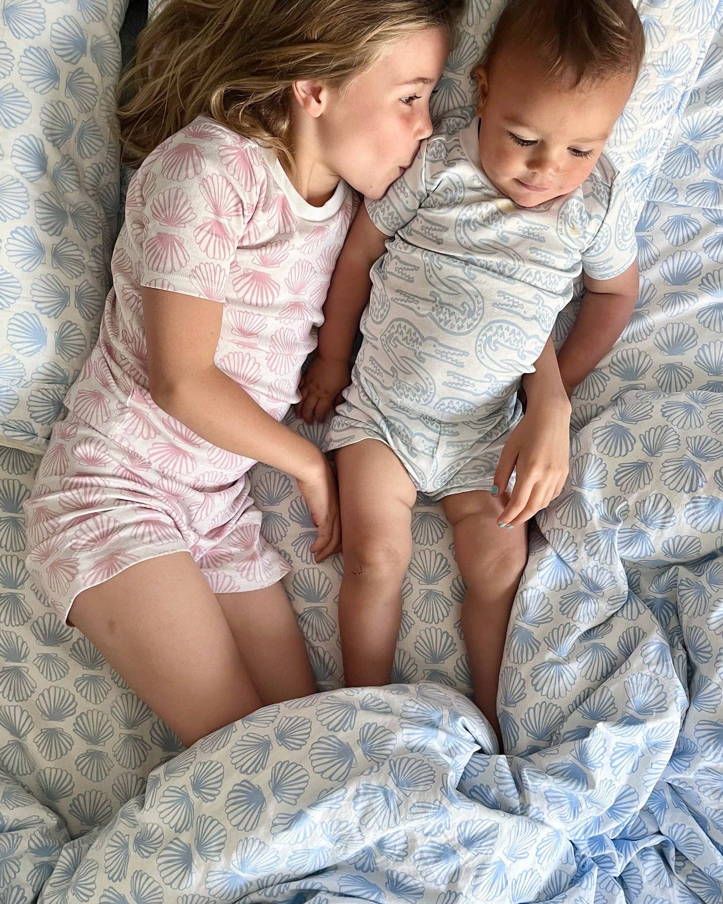 Lewis - Pajama Set - Scallop | Blush: 10Y - Image 3