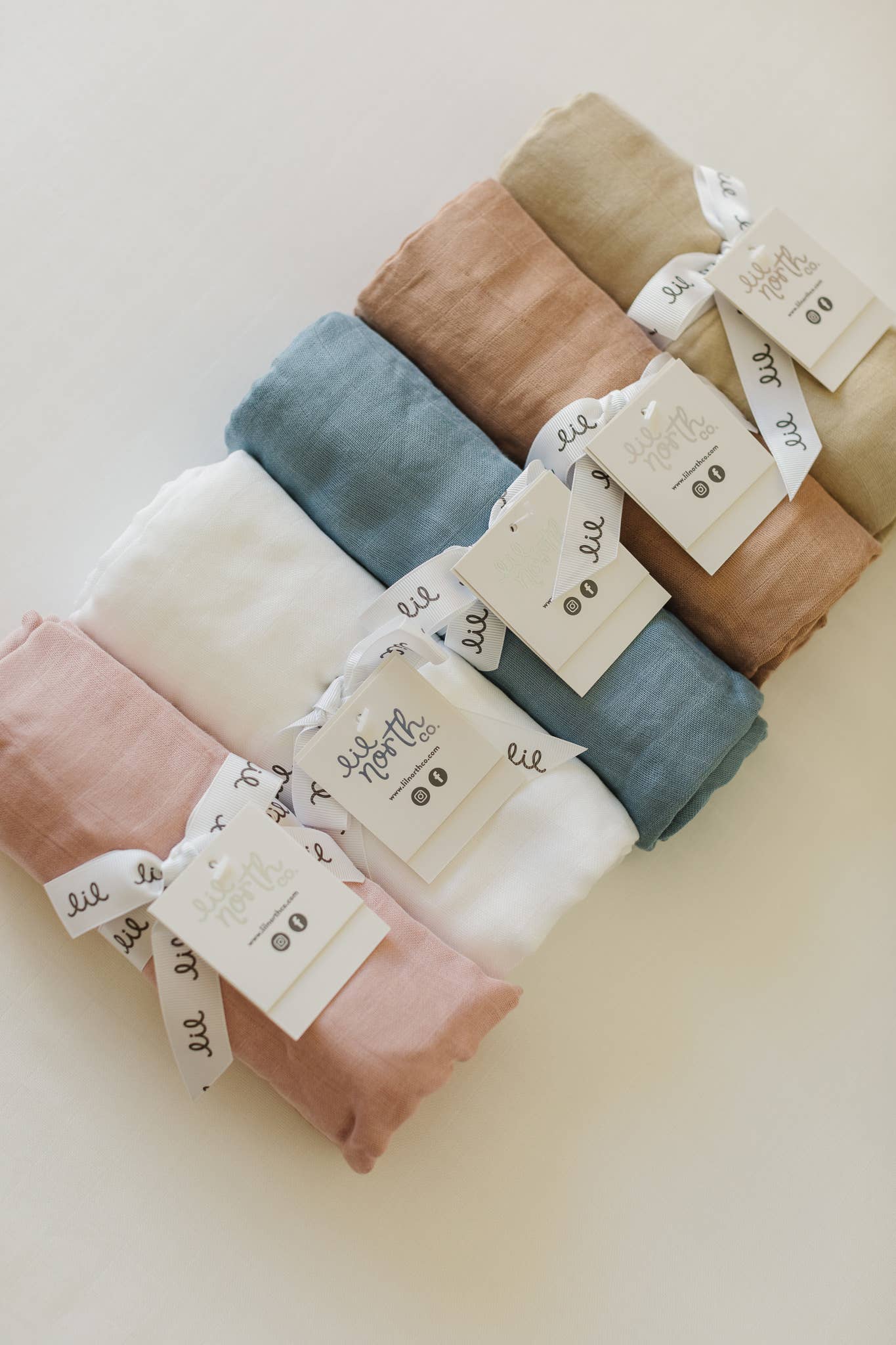 Lil North Co - Coffee Muslin Single Swaddle - Image 3