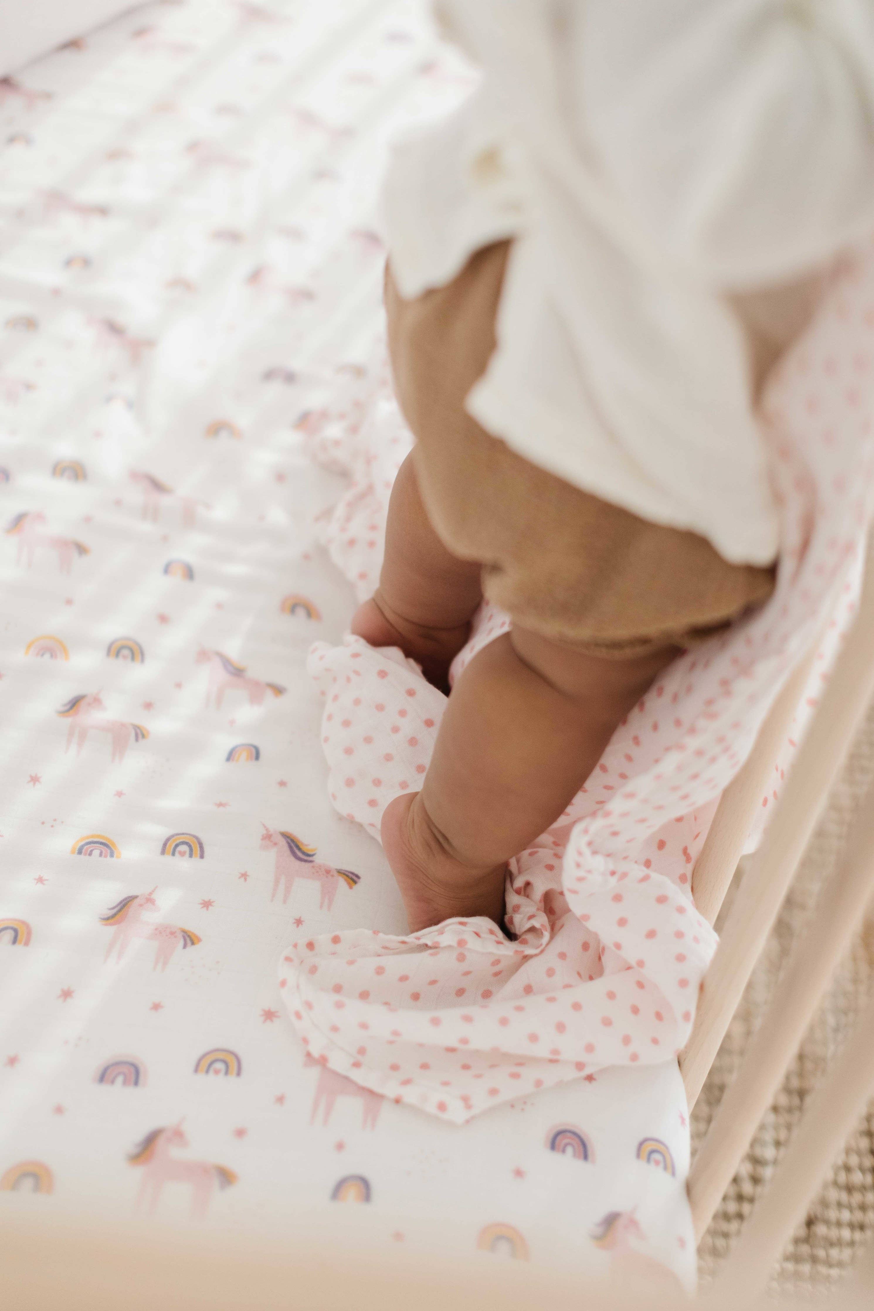 Lil North Co - Unicorn Muslin Single Swaddle - Image 2