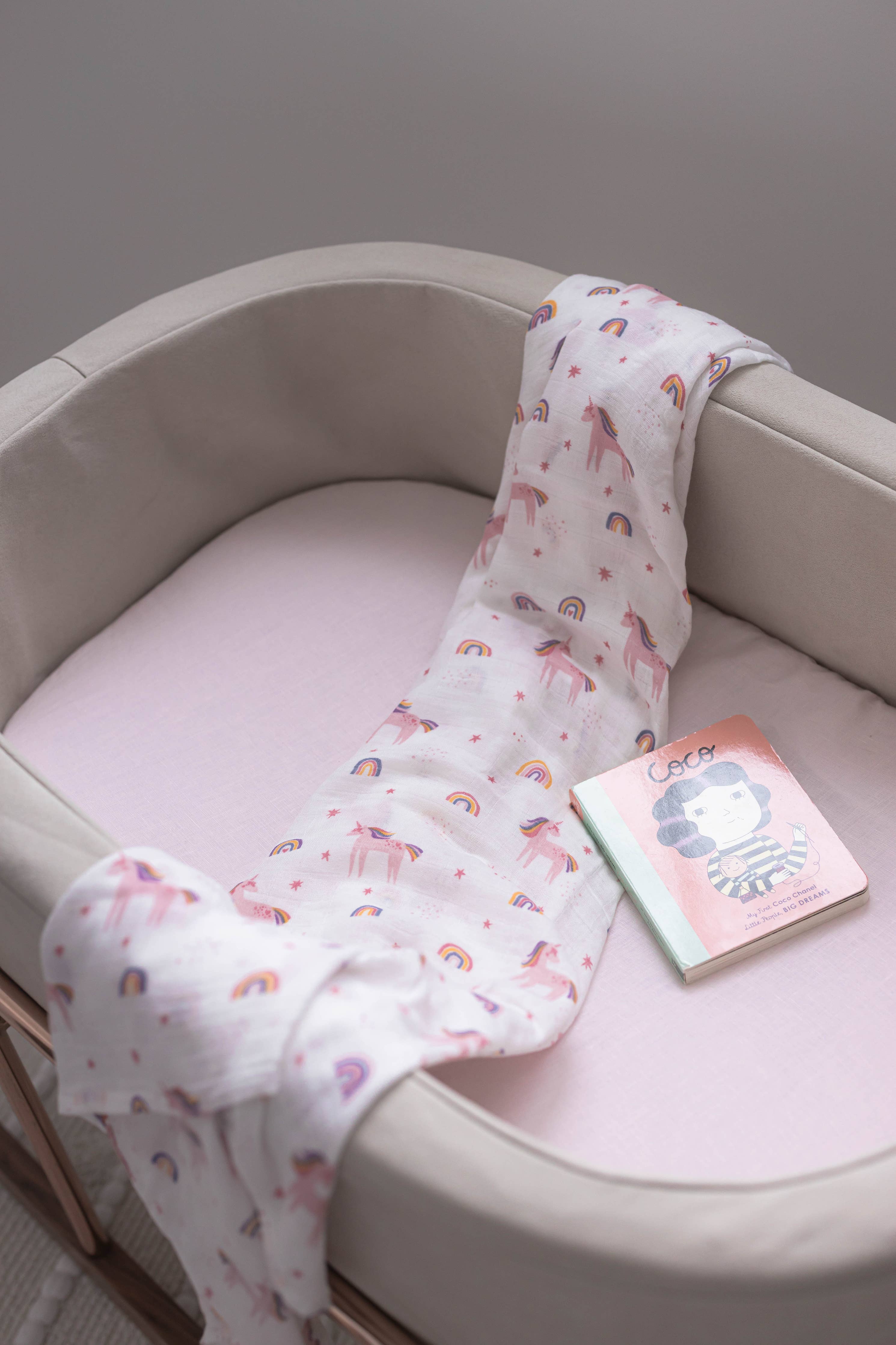 Lil North Co - Unicorn Muslin Single Swaddle - Image 3