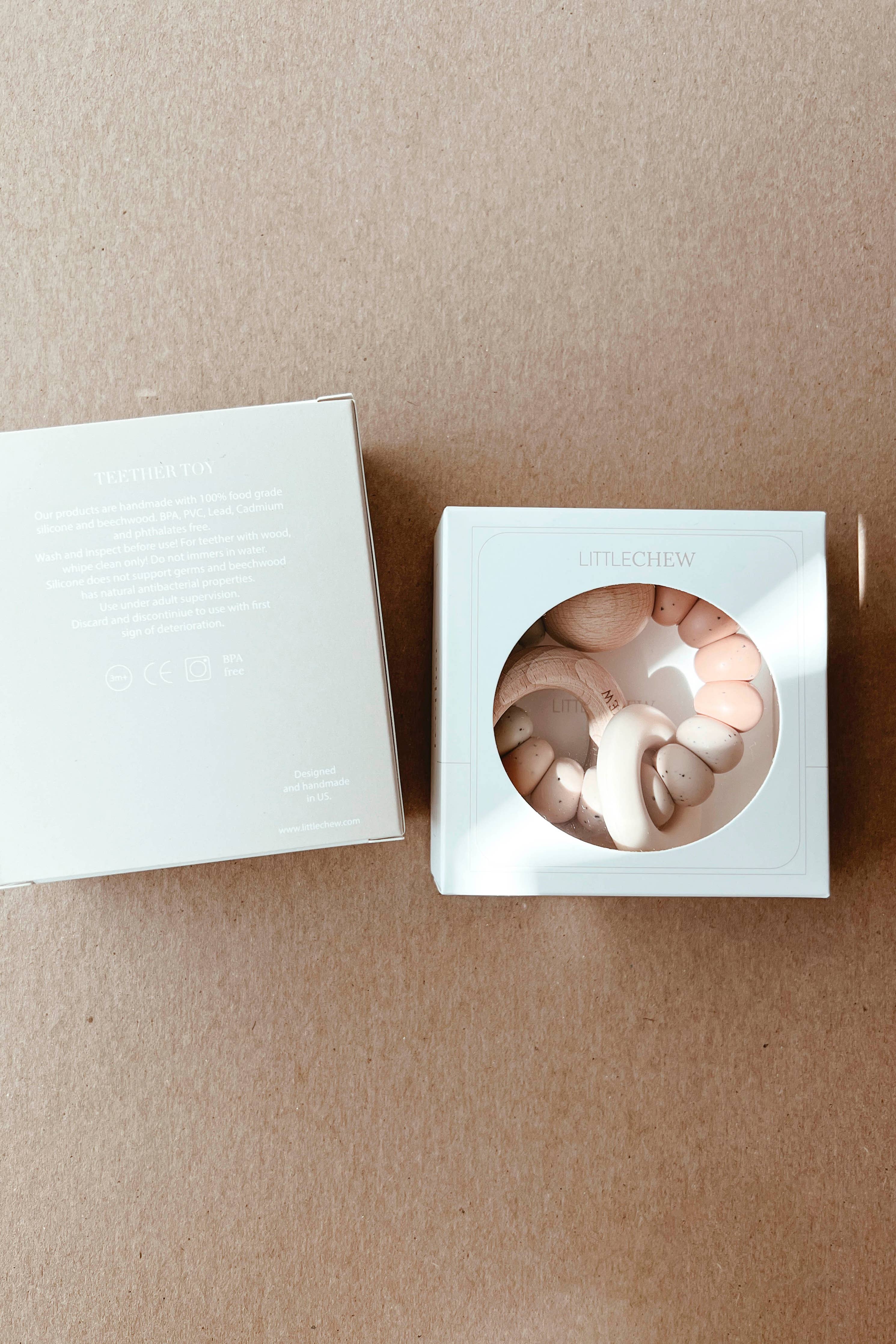 Little Chew Teether  - Roy - Blush - Image 2