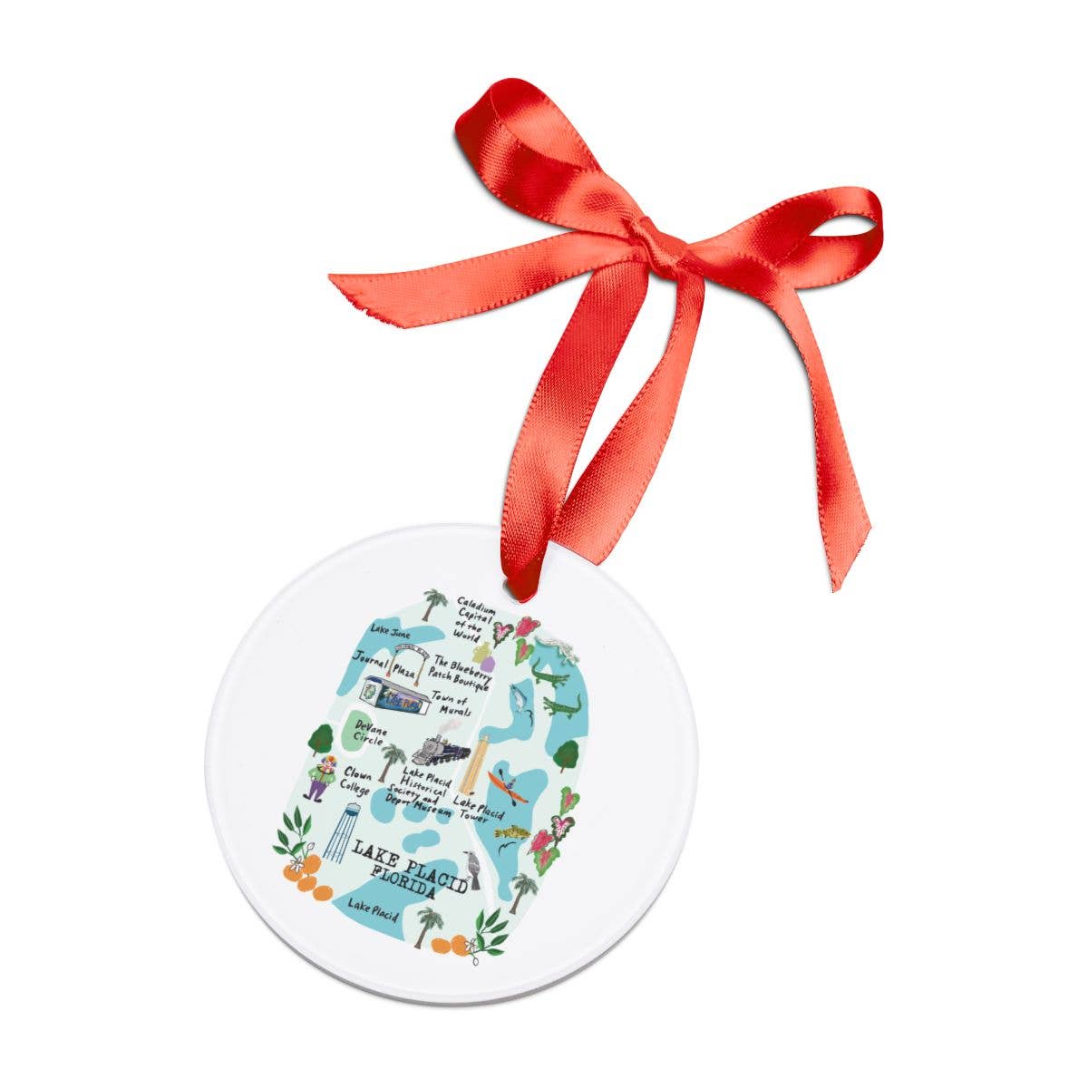 Little Love Press - Custom City Map Christmas Ornament