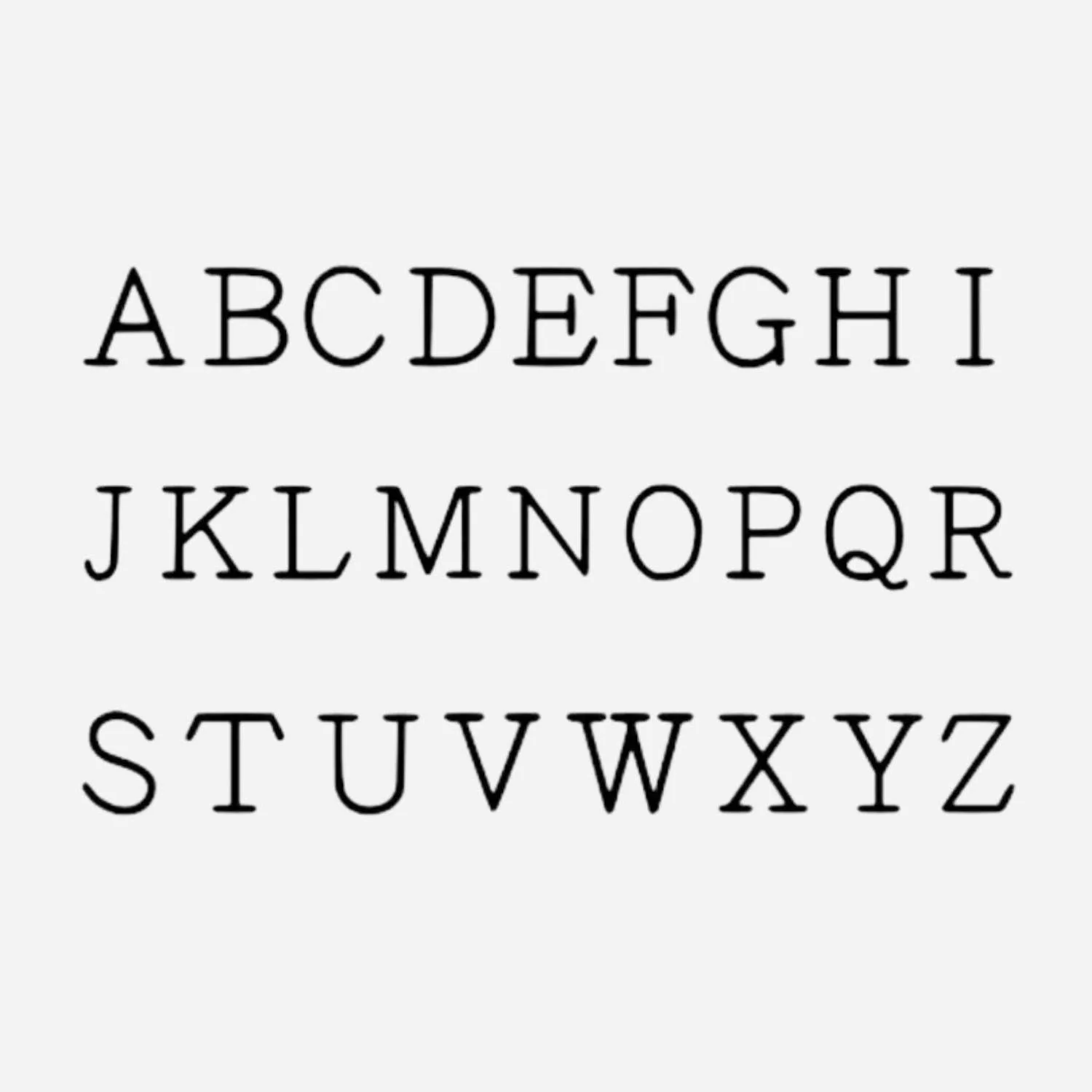 Little Sky Stone - Small Initial Letter Tag - Image 3