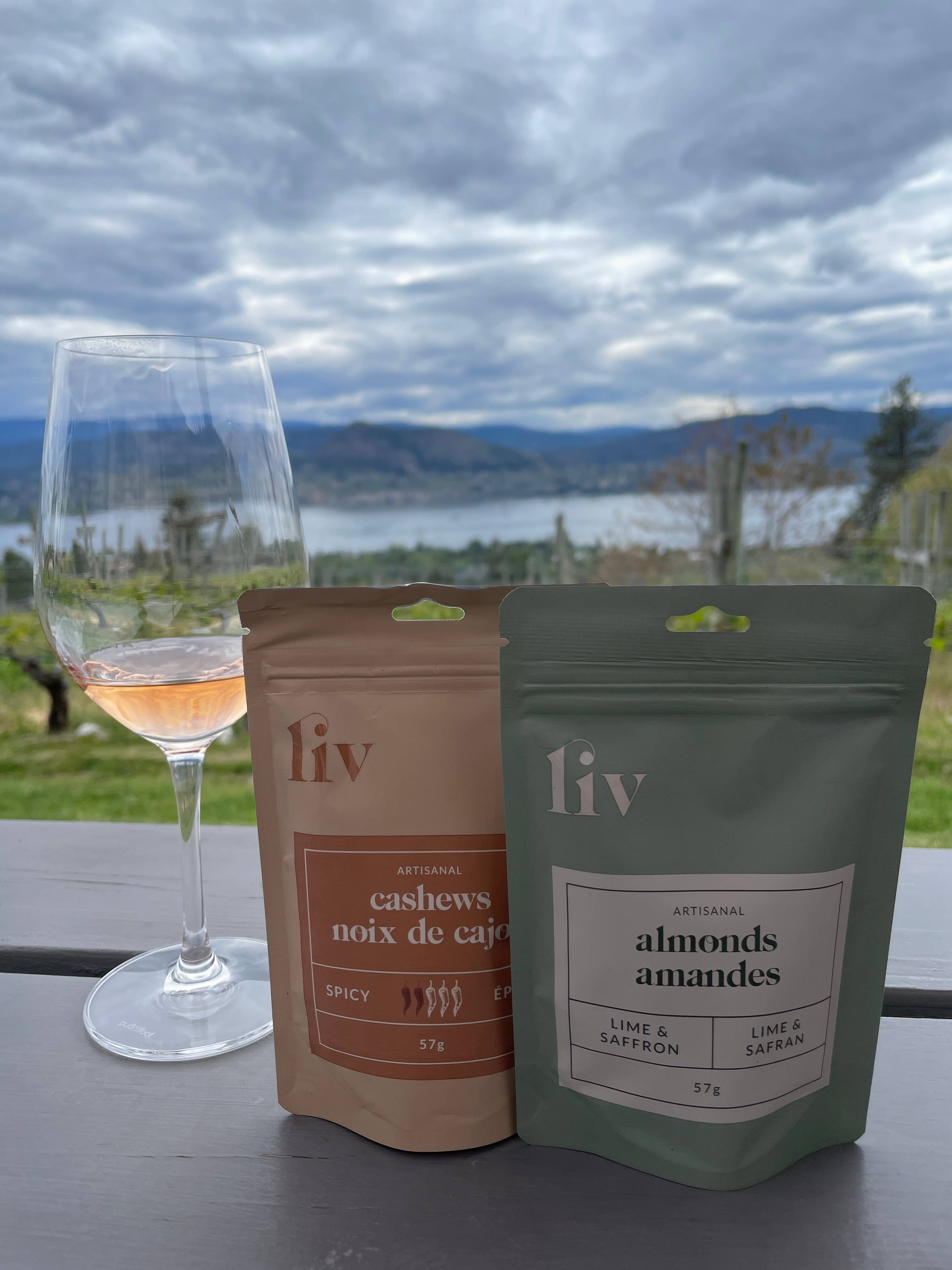 Liv Artisanal - Lime & Saffron Almonds (57g) - Image 4