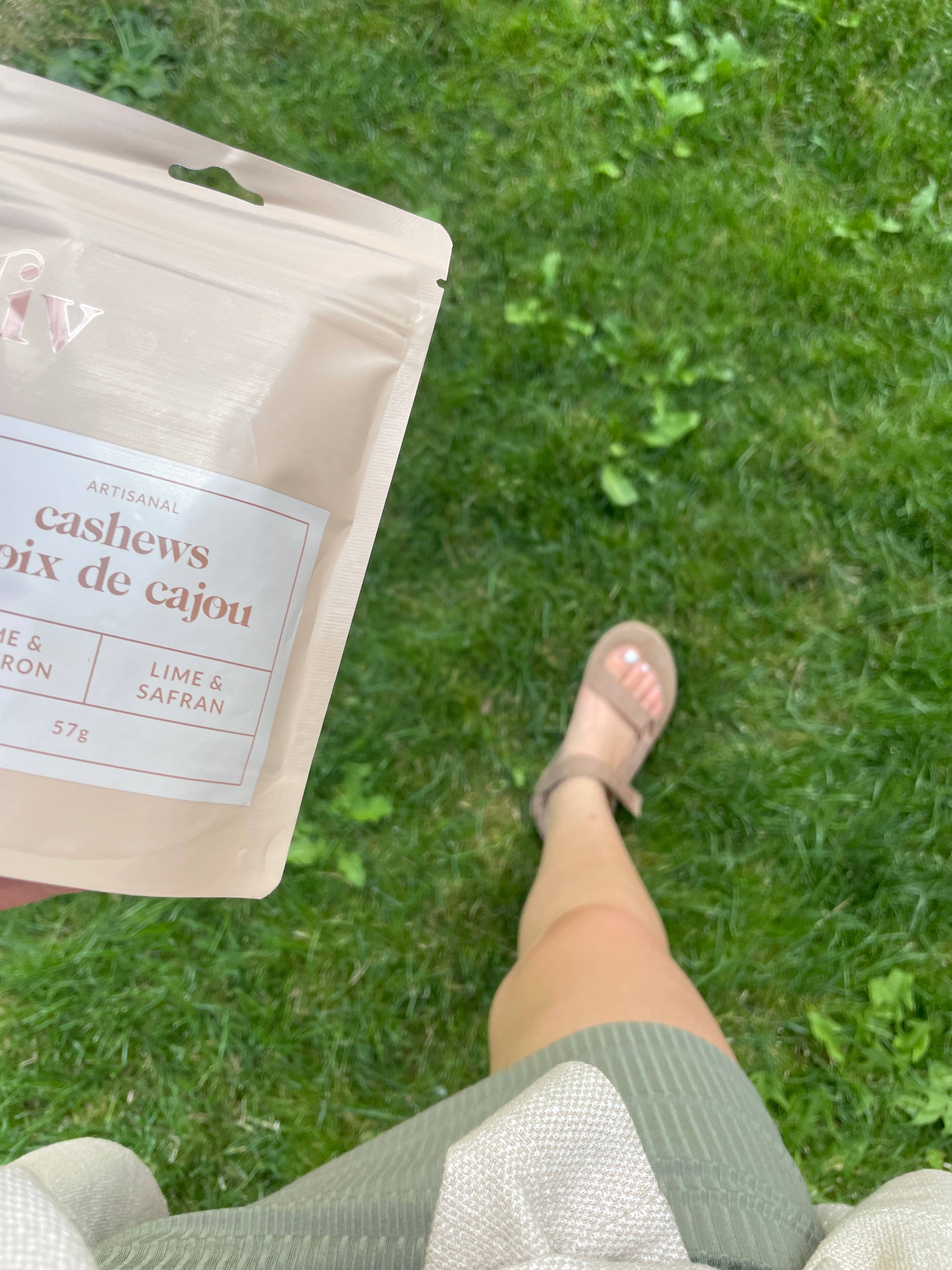 Liv Artisanal - Lime & Saffron Cashews (57g) - Image 3