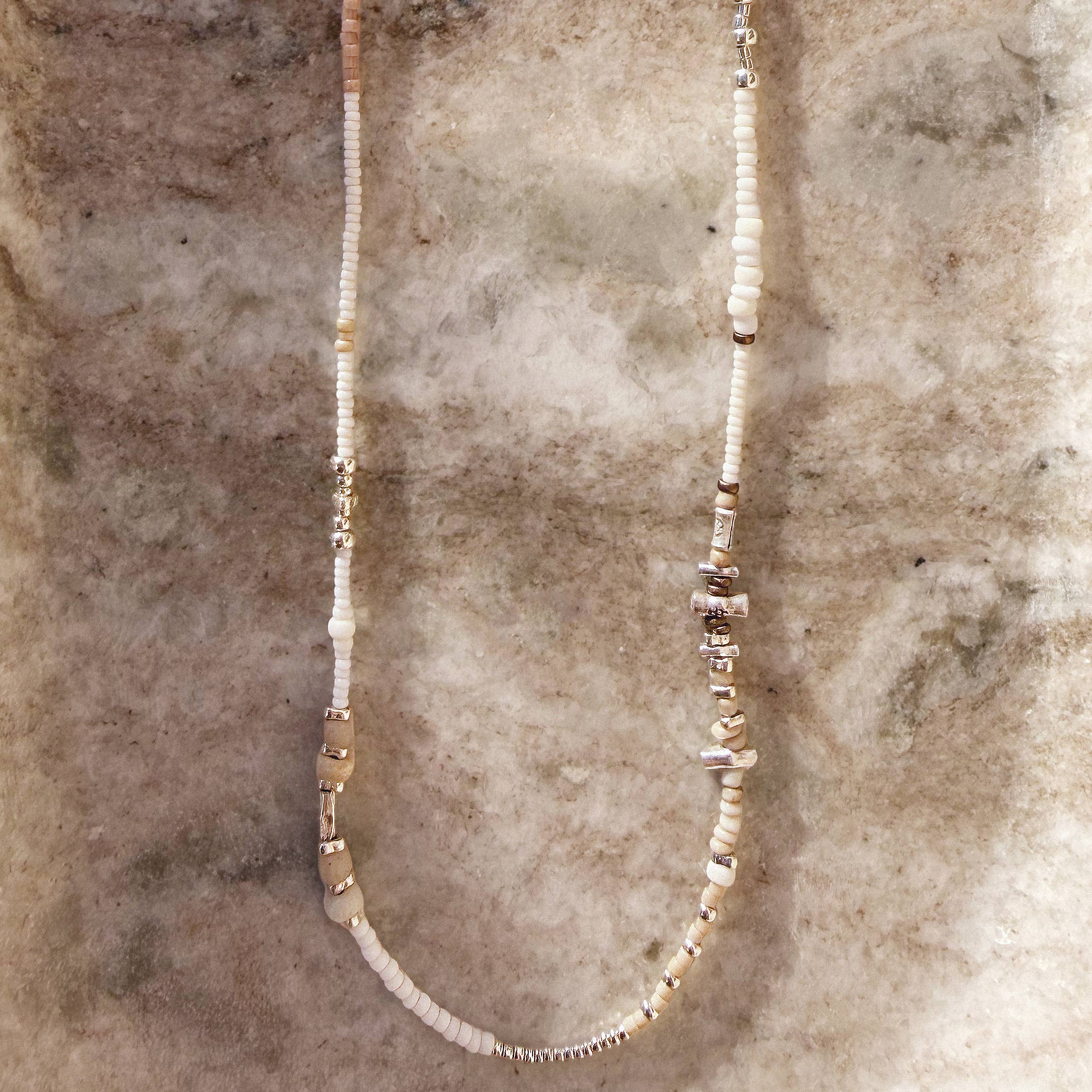 LoR - Neutral Core Beaded Necklace 18 inch - Image 2