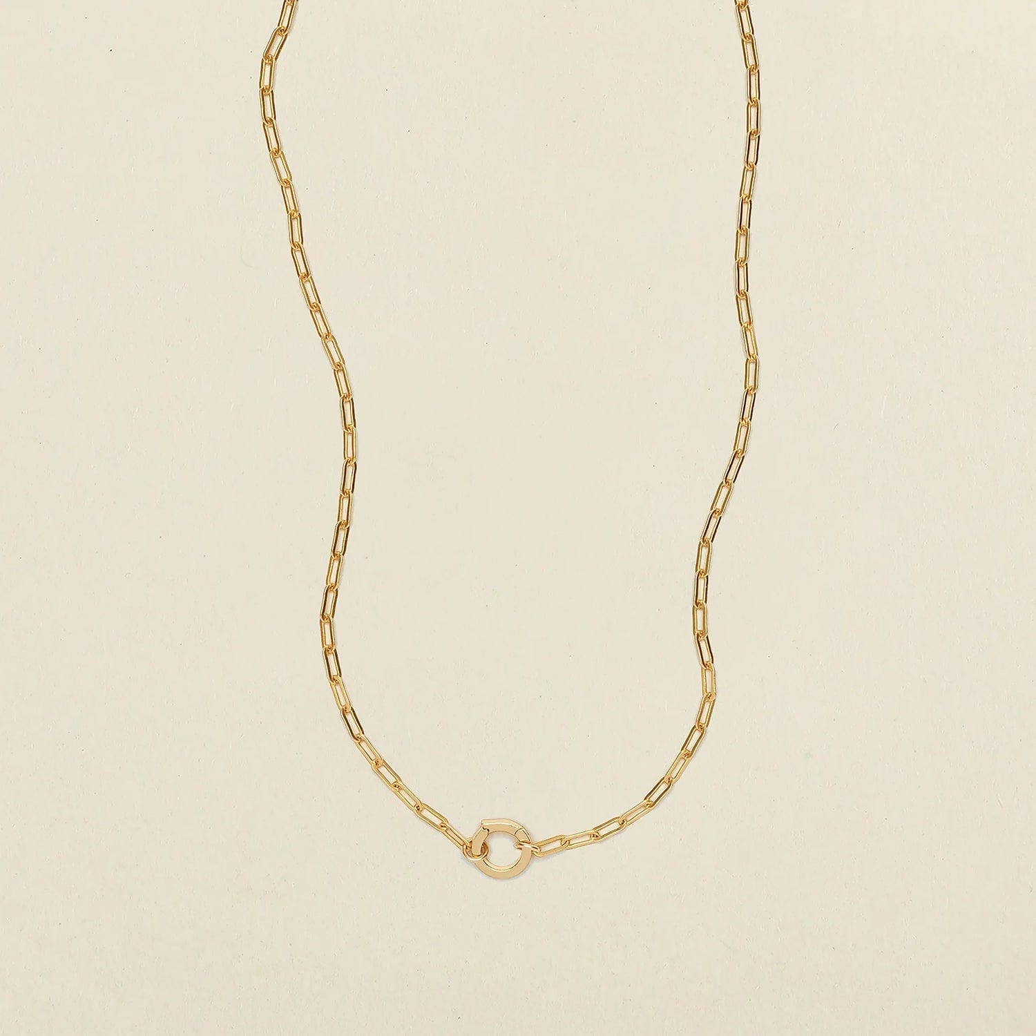 Made By Mary - Jude Charm Necklace With Link Lock