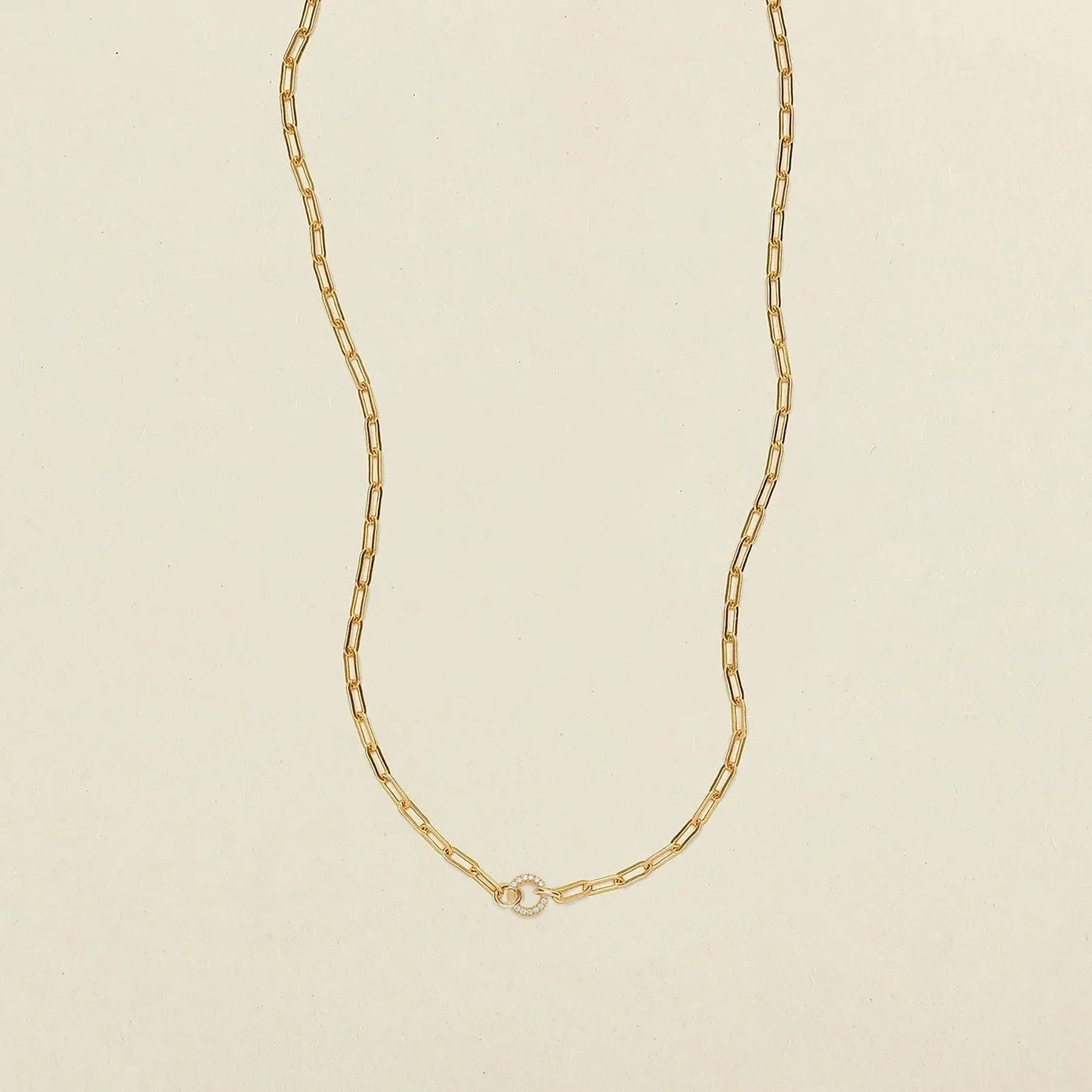 Made By Mary - Jude Charm Necklace With Link Lock - Image 13
