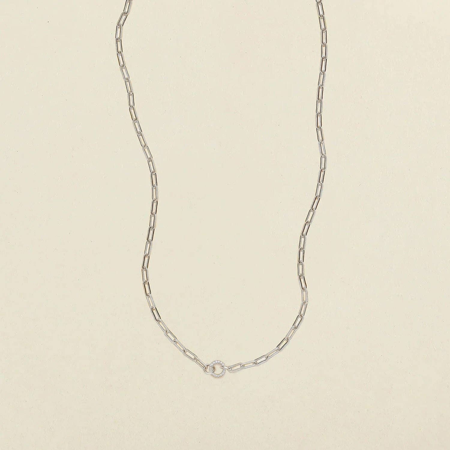 Made By Mary - Jude Charm Necklace With Link Lock - Image 14