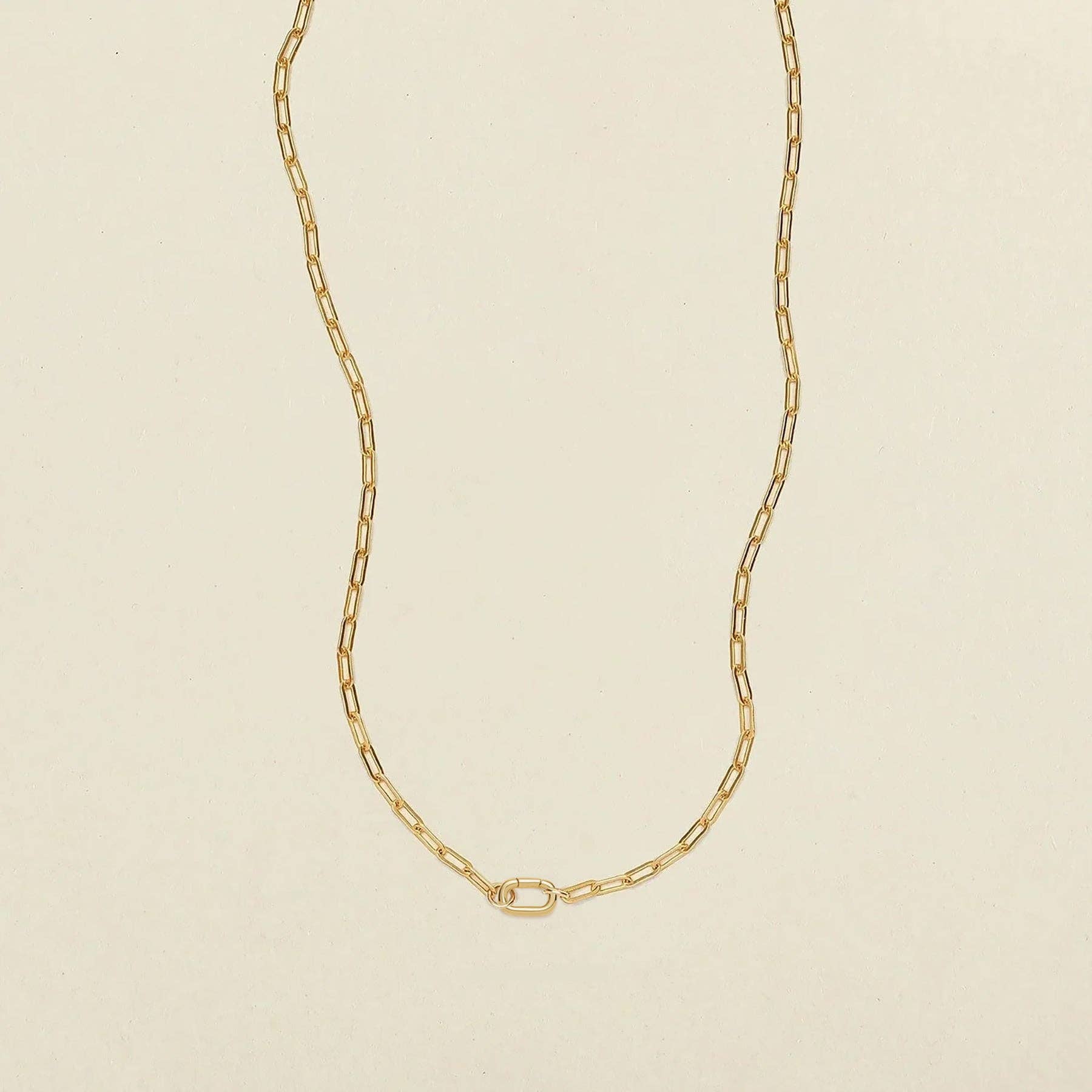 Made By Mary - Jude Charm Necklace With Link Lock - Image 17
