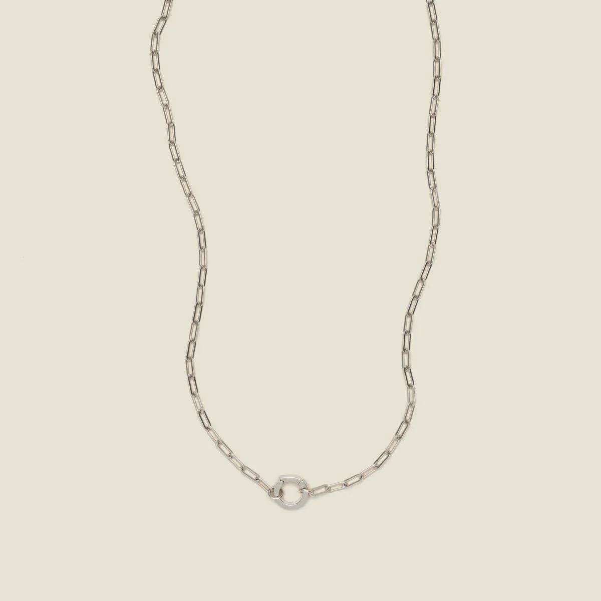 Made By Mary - Jude Charm Necklace With Link Lock - Image 8