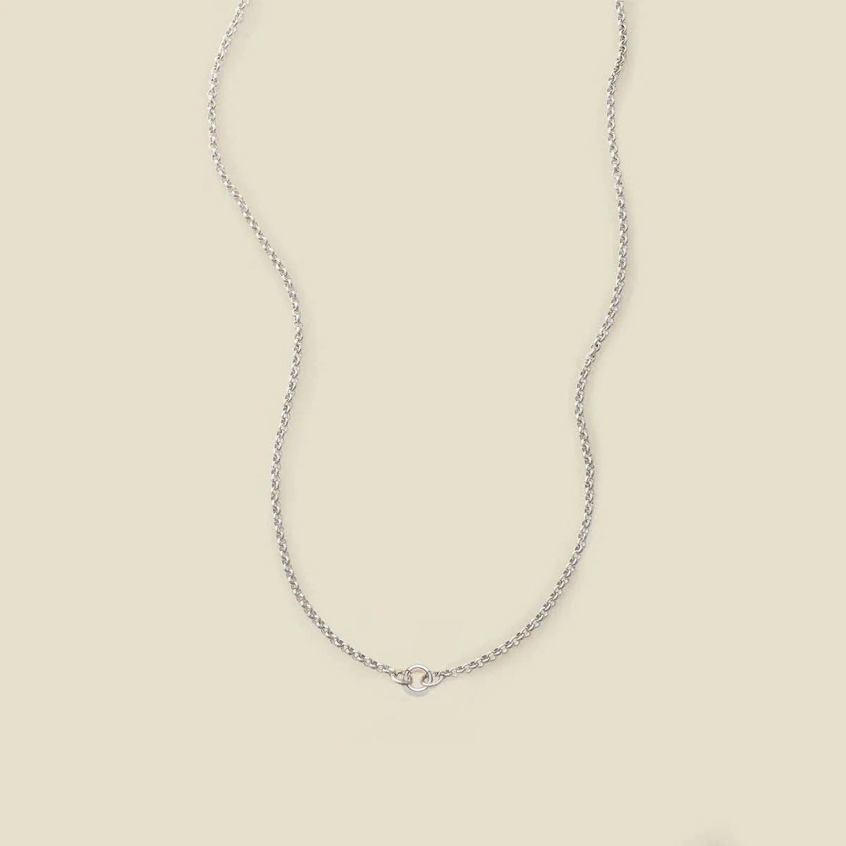 Made By Mary - Rolo Charm Necklace With Link Lock - Image 18