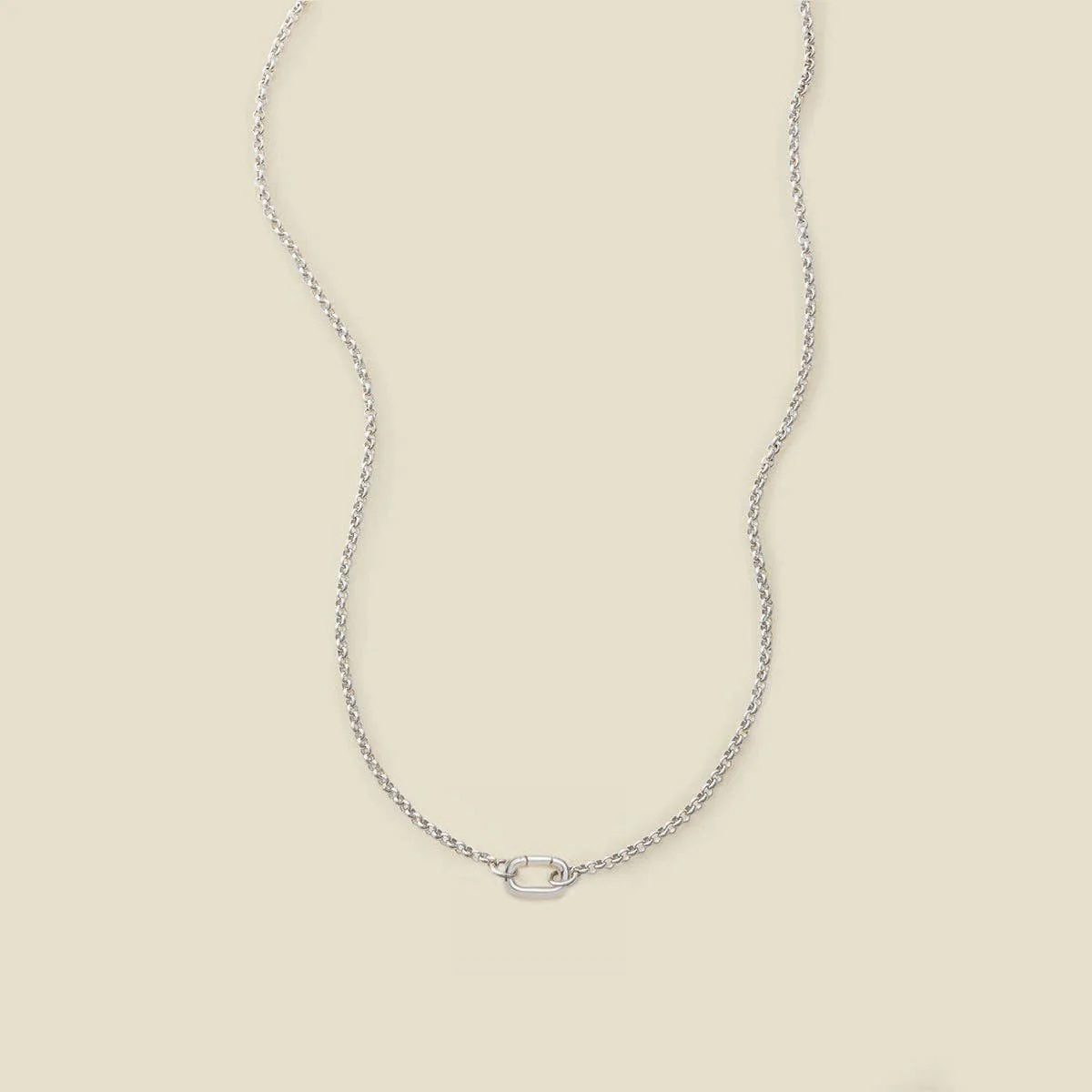 Made By Mary - Rolo Charm Necklace With Link Lock - Image 20