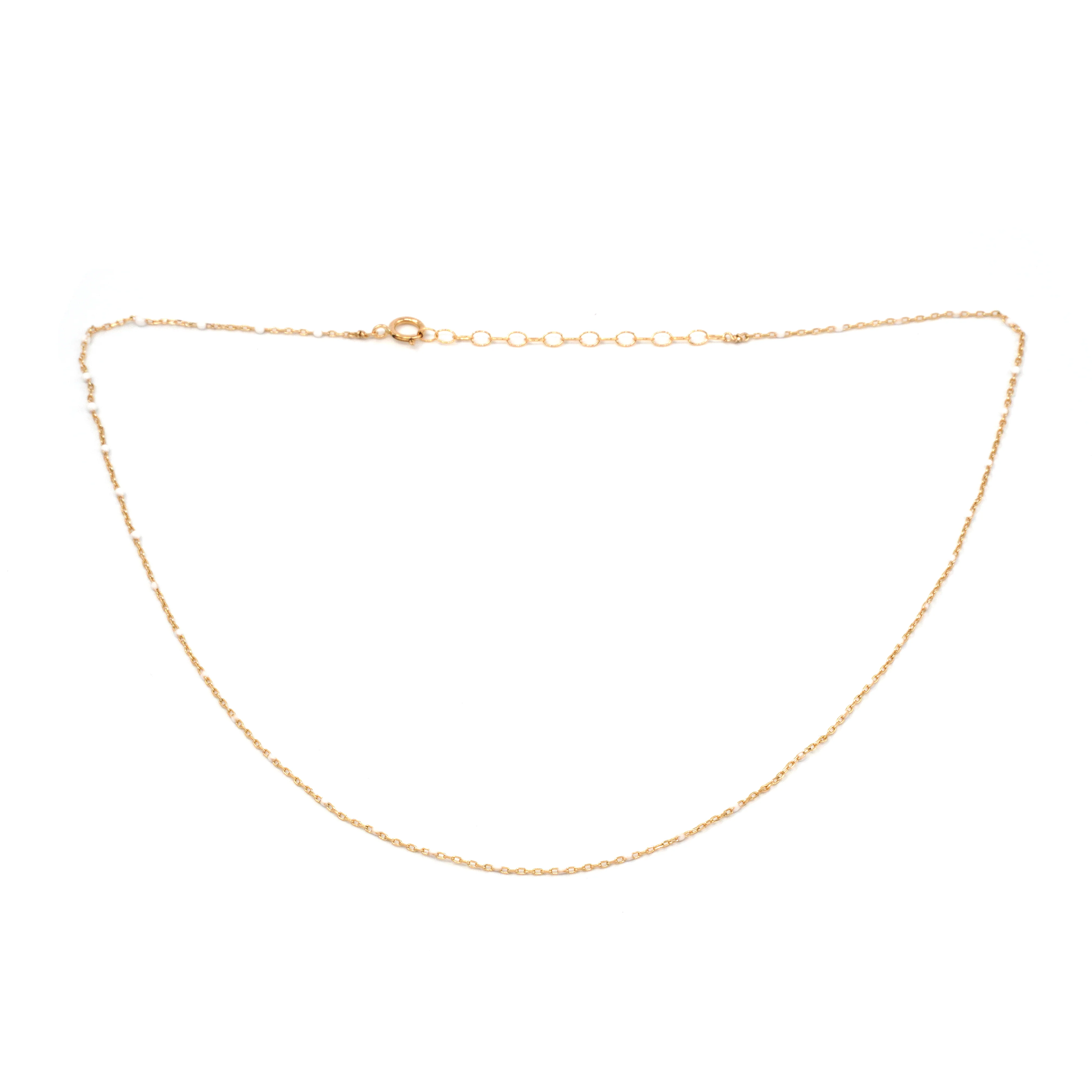 May Martin - Blue Enamel & Gold Necklace - Image 7