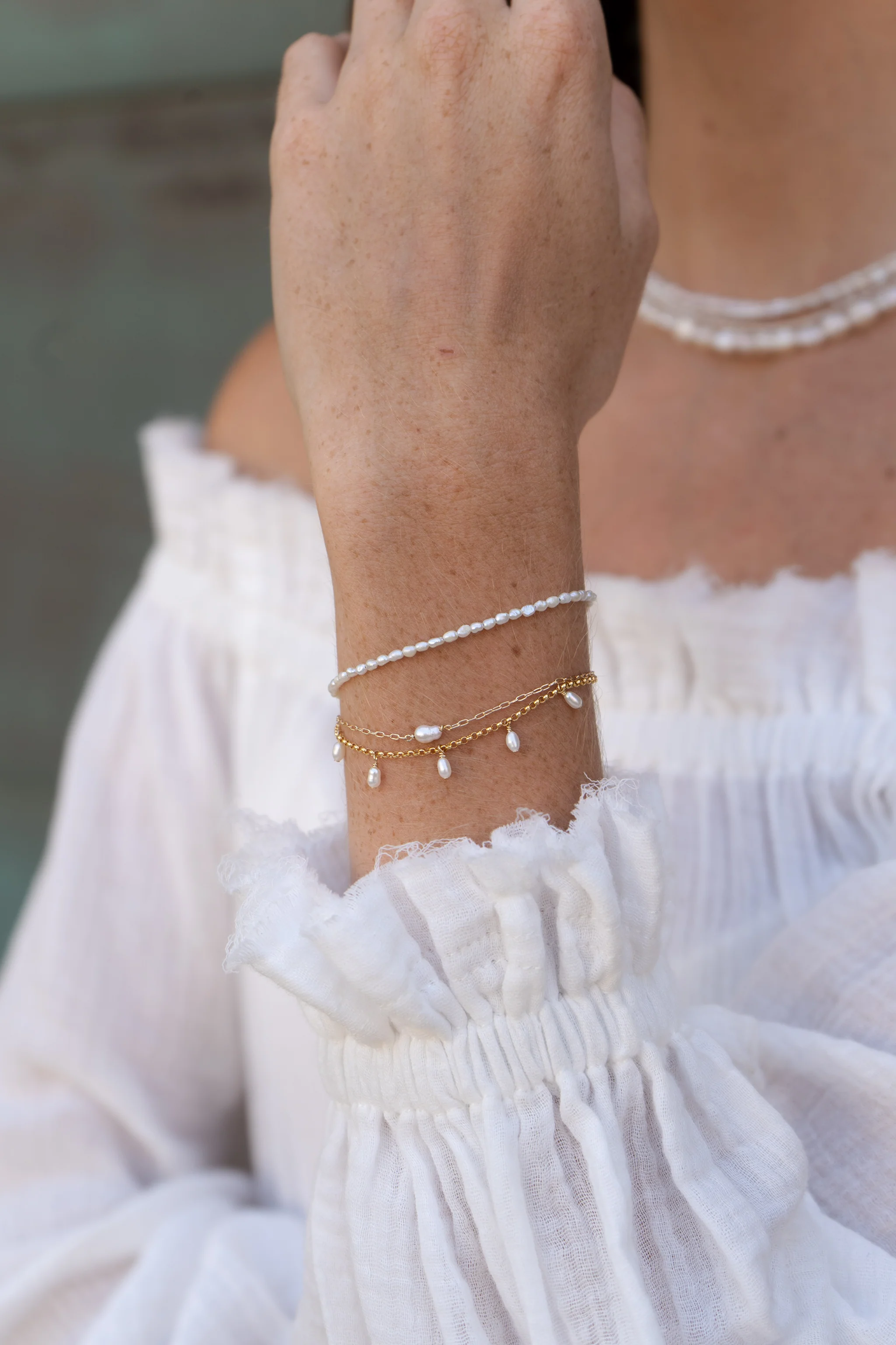 May Martin - Poppy Pearl Bracelet - Image 3