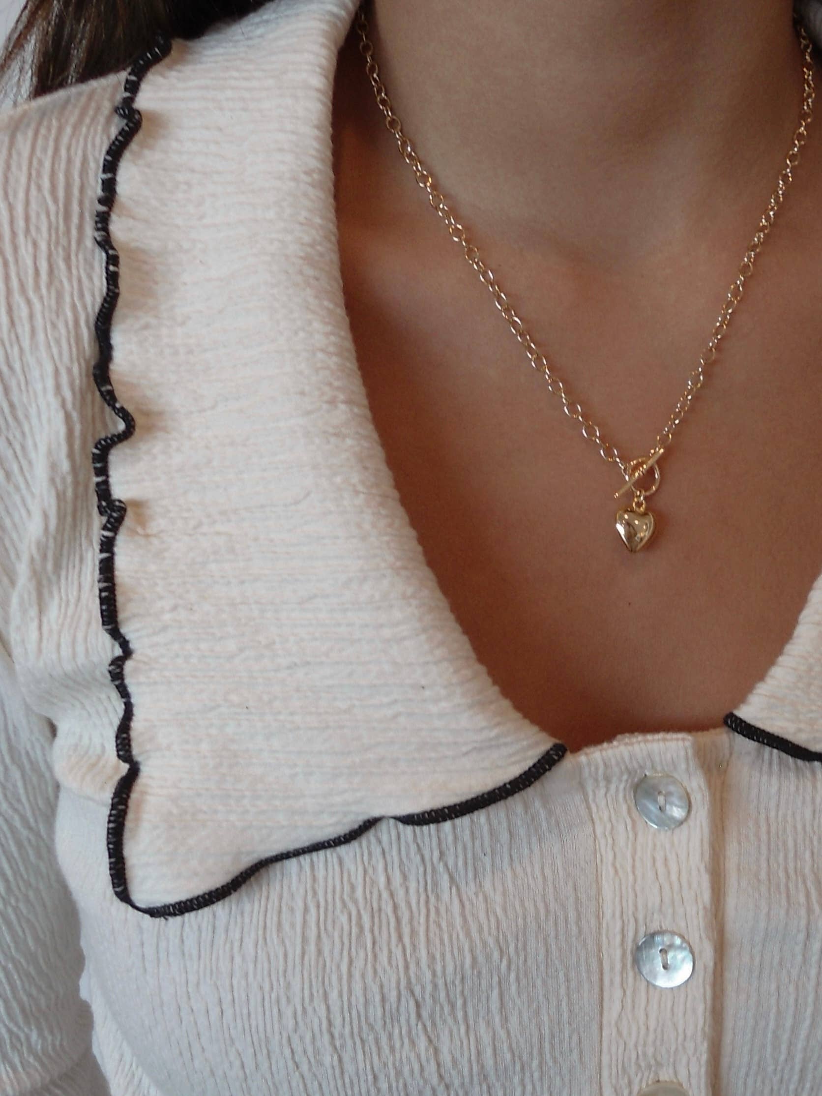 May Martin - Puff Heart Necklace - Image 2