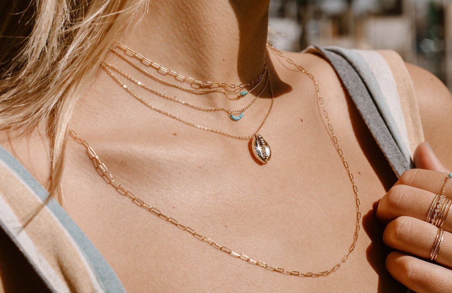 May Martin - Turquoise Bead Necklace - Image 2