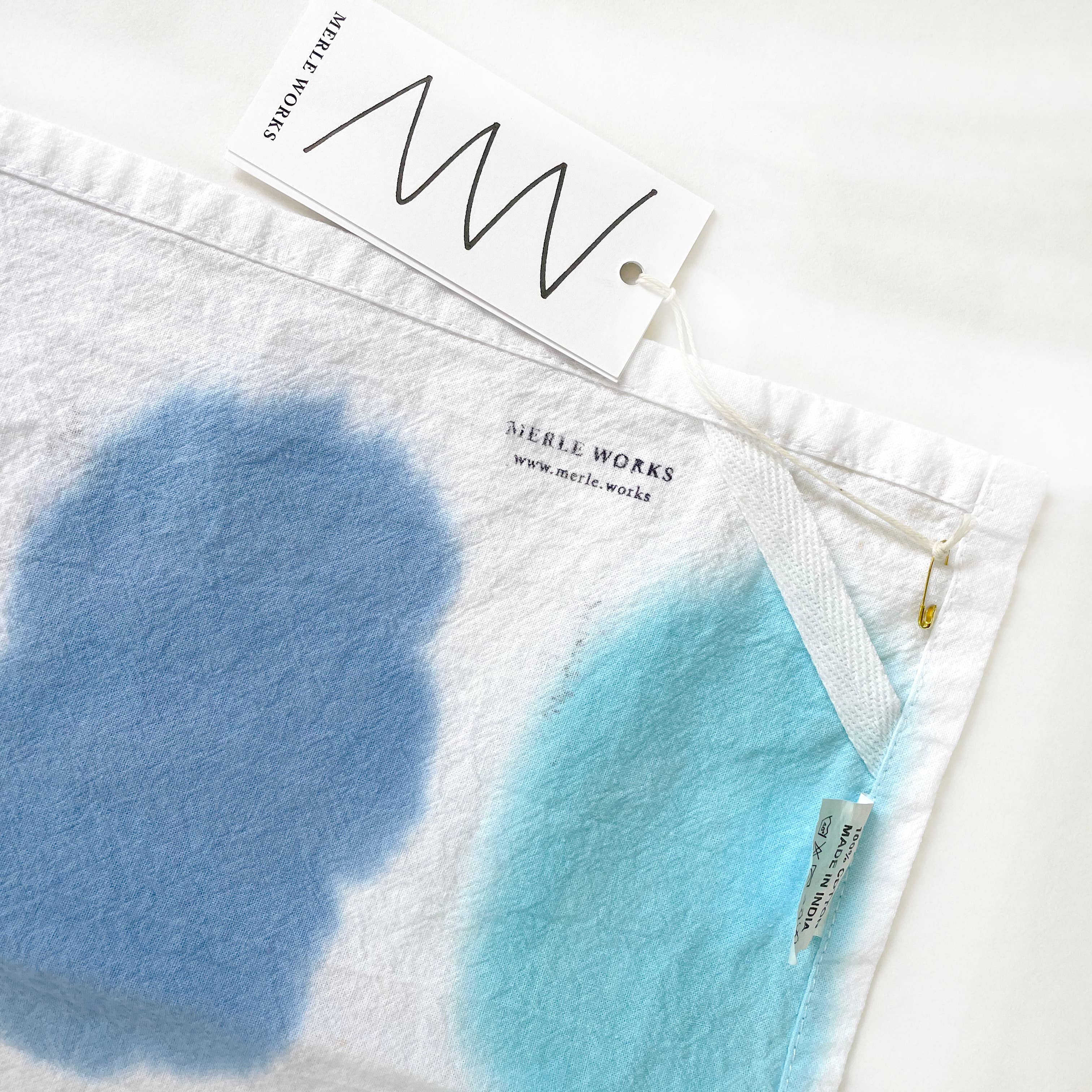 Merle Works - Color Study Hand-painted Tea Towel - Image 3