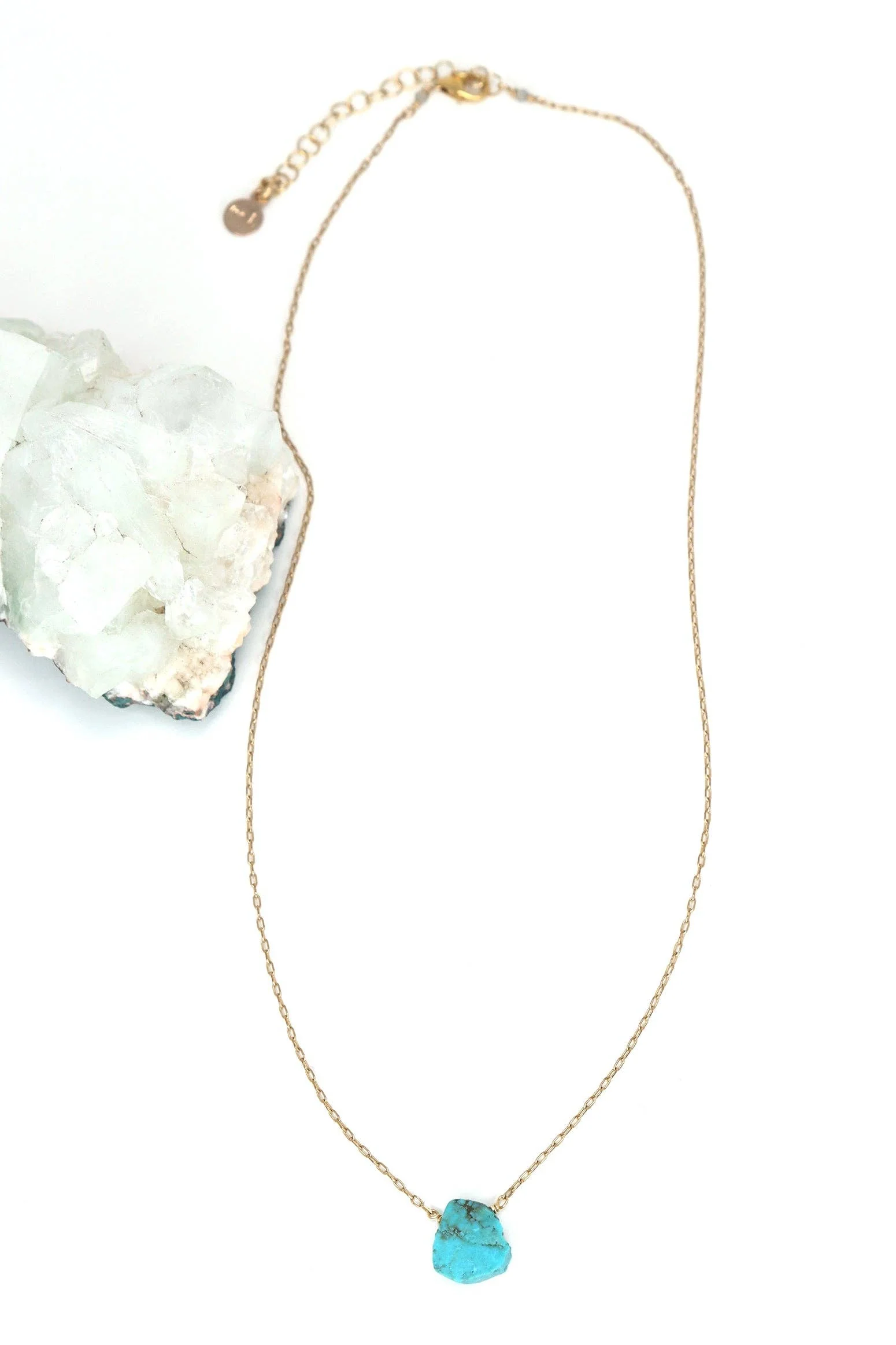 Mickey Lynn - Turquoise Dash Necklace: STANDARD 16-18" - Image 2