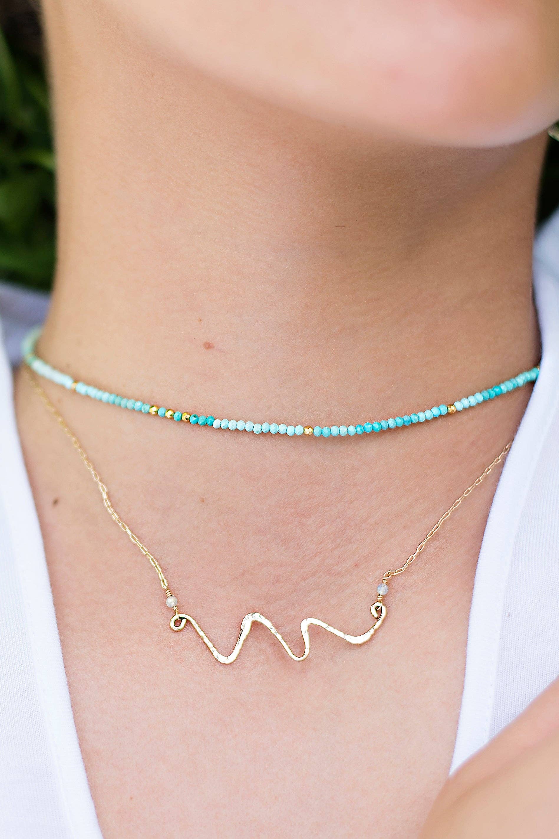 Mickey Lynn - Turquoise Ombre Necklace - Image 2