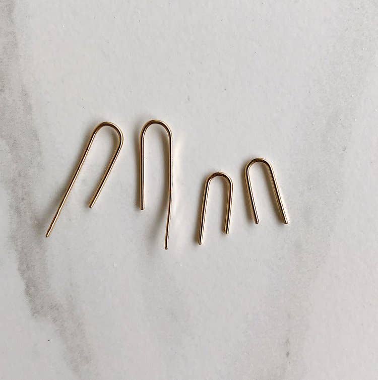Millhouse Collection - The Fawn Small Ear Pins- Sterling Silver - Image 4
