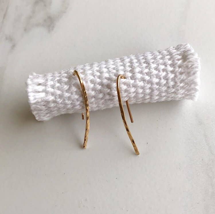Millhouse Collection - The Gazelle Long Ear Pins- Sterling Silver - Image 3