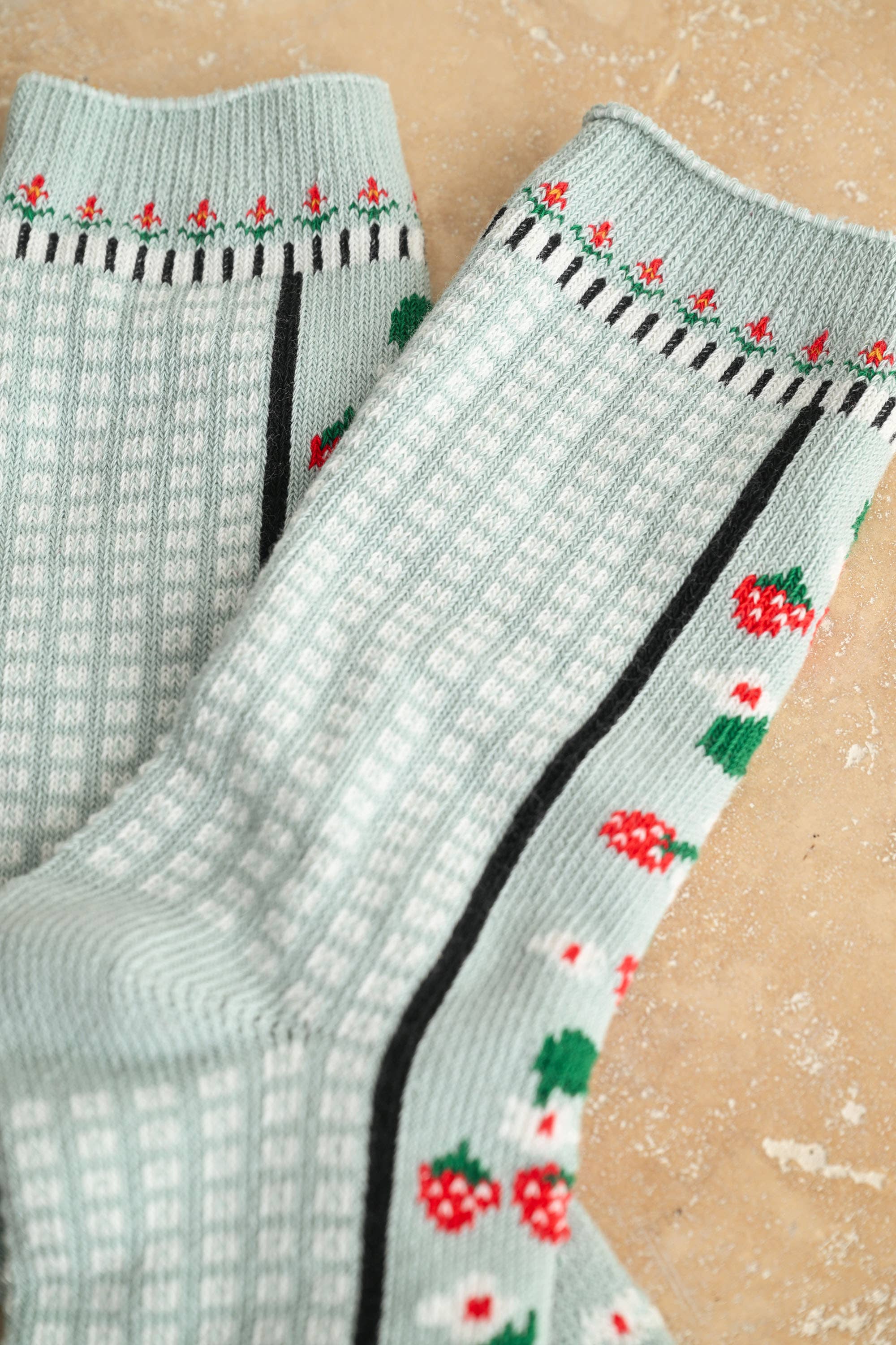 MIOU MUSE -  STRAWBERRY SOCKS - Image 2