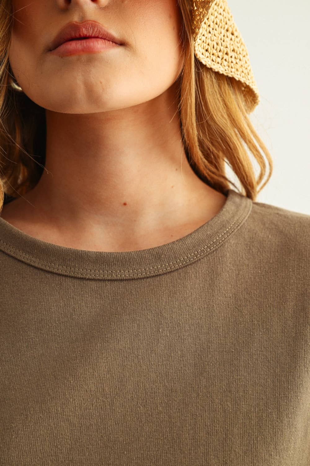 MIOU MUSE - SHORT SLEEVE LINEN KNITTED TOP - Image 15