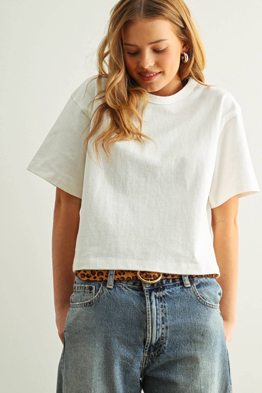 MIOU MUSE - SHORT SLEEVE LINEN KNITTED TOP - Image 16