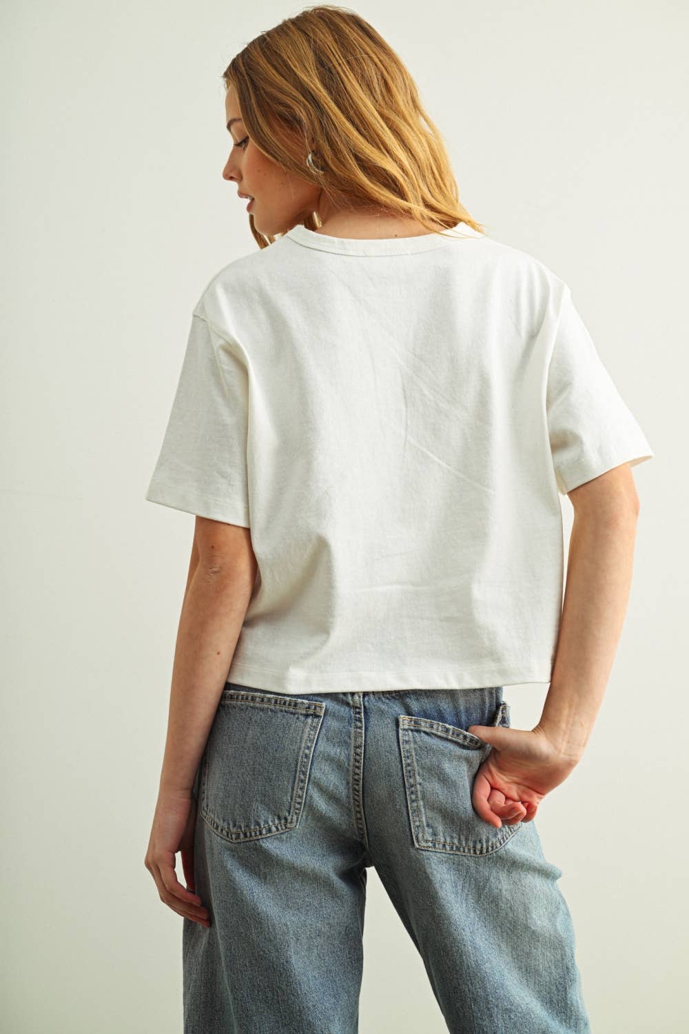 MIOU MUSE - SHORT SLEEVE LINEN KNITTED TOP - Image 18