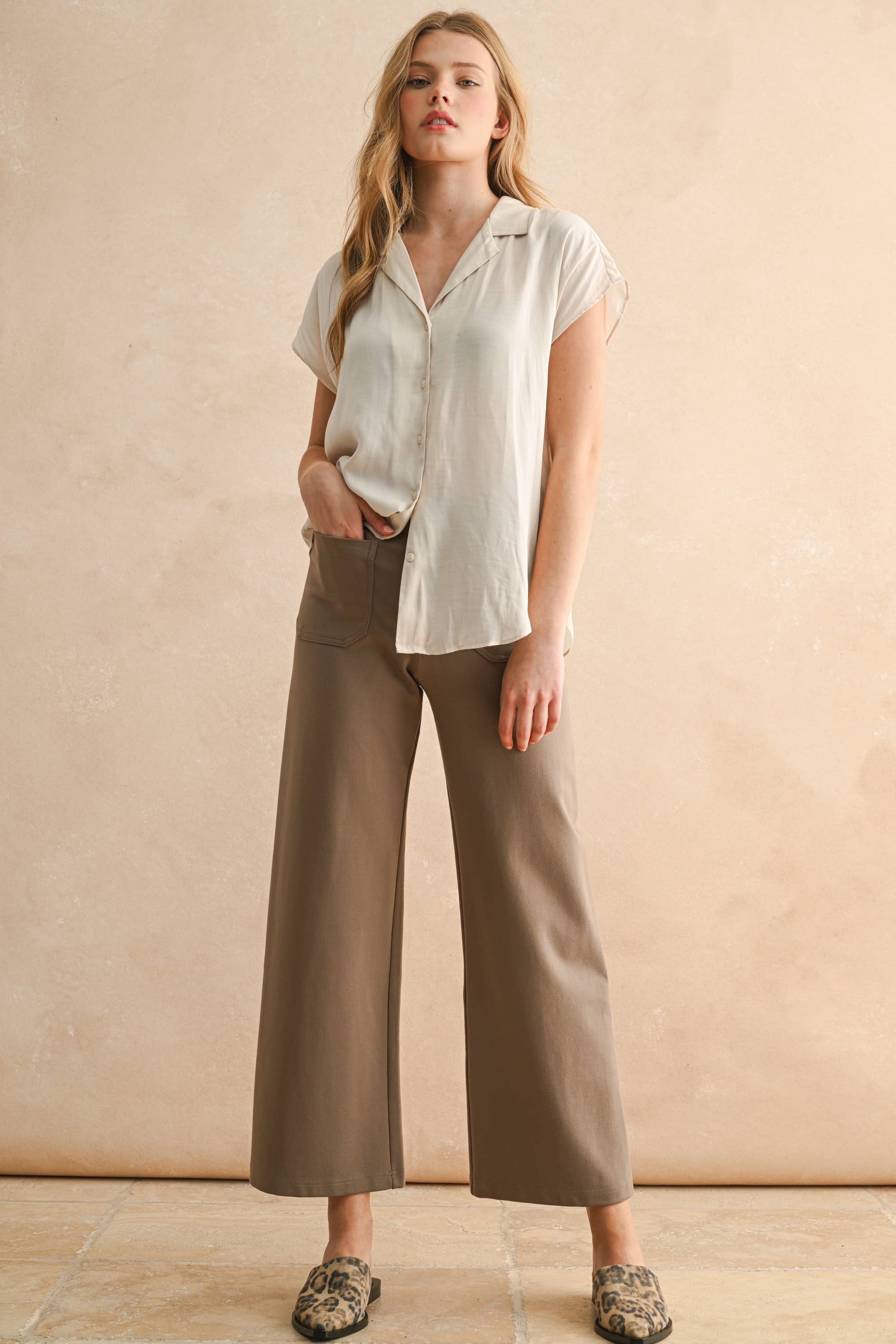 MIOU MUSE - POCKETS PONTE PANTS - Image 4