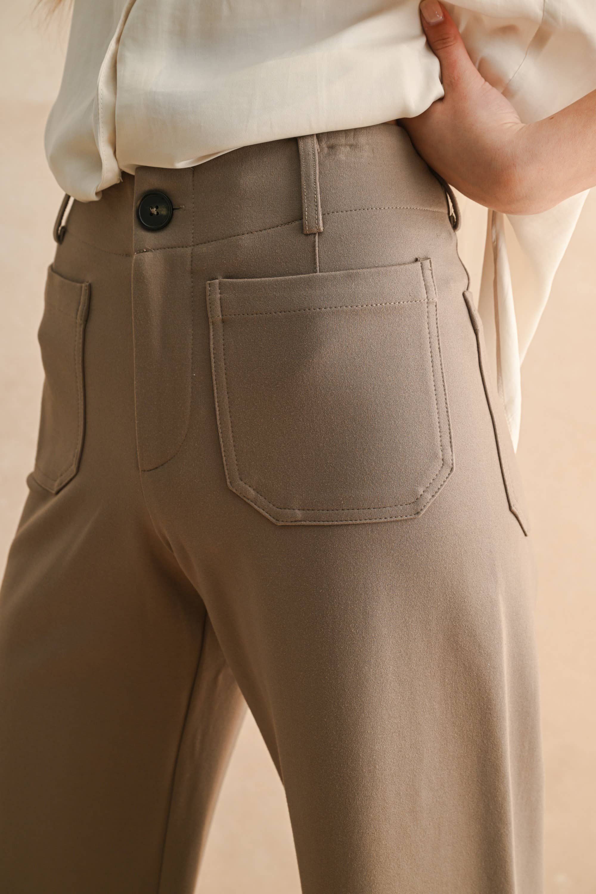 MIOU MUSE - POCKETS PONTE PANTS - Image 5
