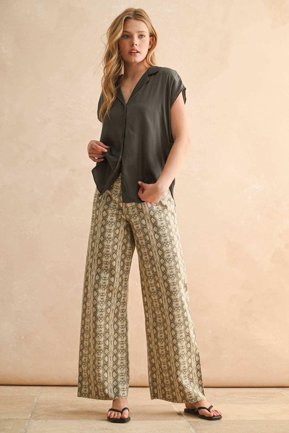 MIOU MUSE - Cream BUTTON DOWN CAP SLEEVE SHIRTS - Image 24