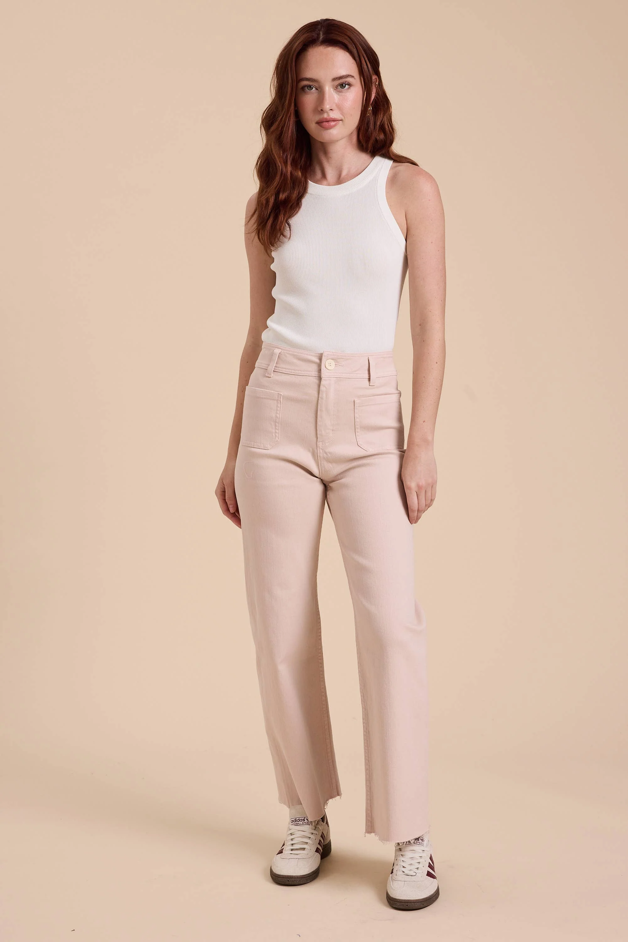 MIOU MUSE - CLASSIC RIBBED TANK TOP- White - Image 4