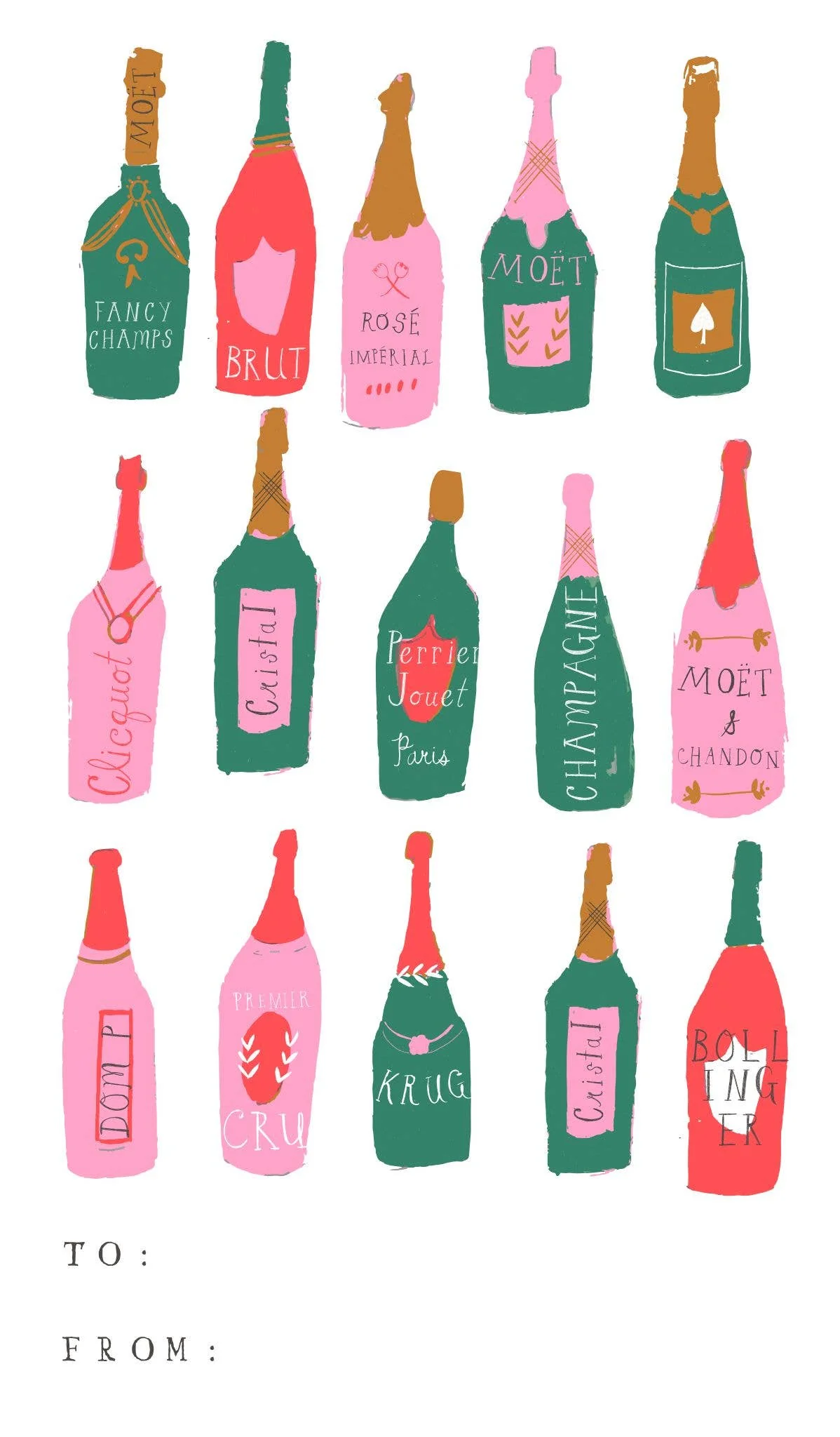Mr. Boddington's Studio - Champagne Gift Tags - Image 2