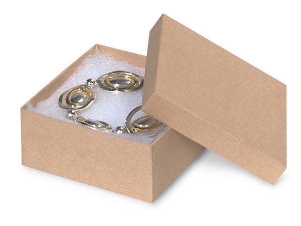 Nashville Wraps - Brown Kraft Jewelry Gift Boxes: 100 Pack / 3.5x3.5x1" - Image 12