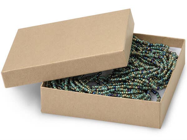 Nashville Wraps - Brown Kraft Jewelry Gift Boxes: 100 Pack / 3.5x3.5x1" - Image 19