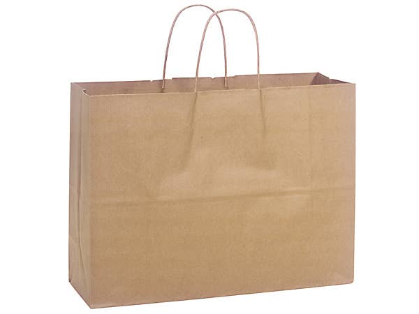Nashville Wraps - Brown Kraft Paper Retail Shopping Bags: 100 Pack / Rose 5.5x3.25x8.375" - Image 10