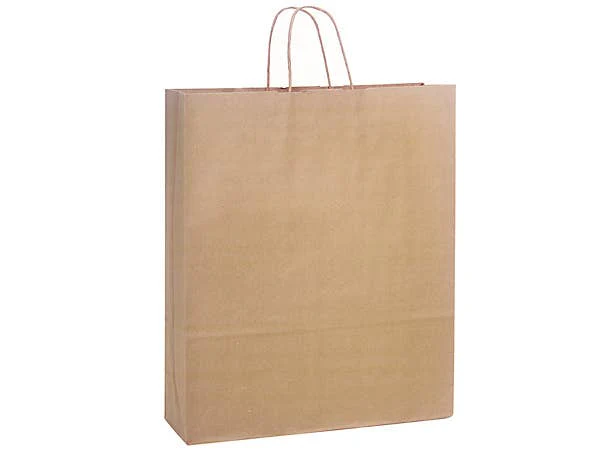 Nashville Wraps - Brown Kraft Paper Retail Shopping Bags: 100 Pack / Rose 5.5x3.25x8.375" - Image 11
